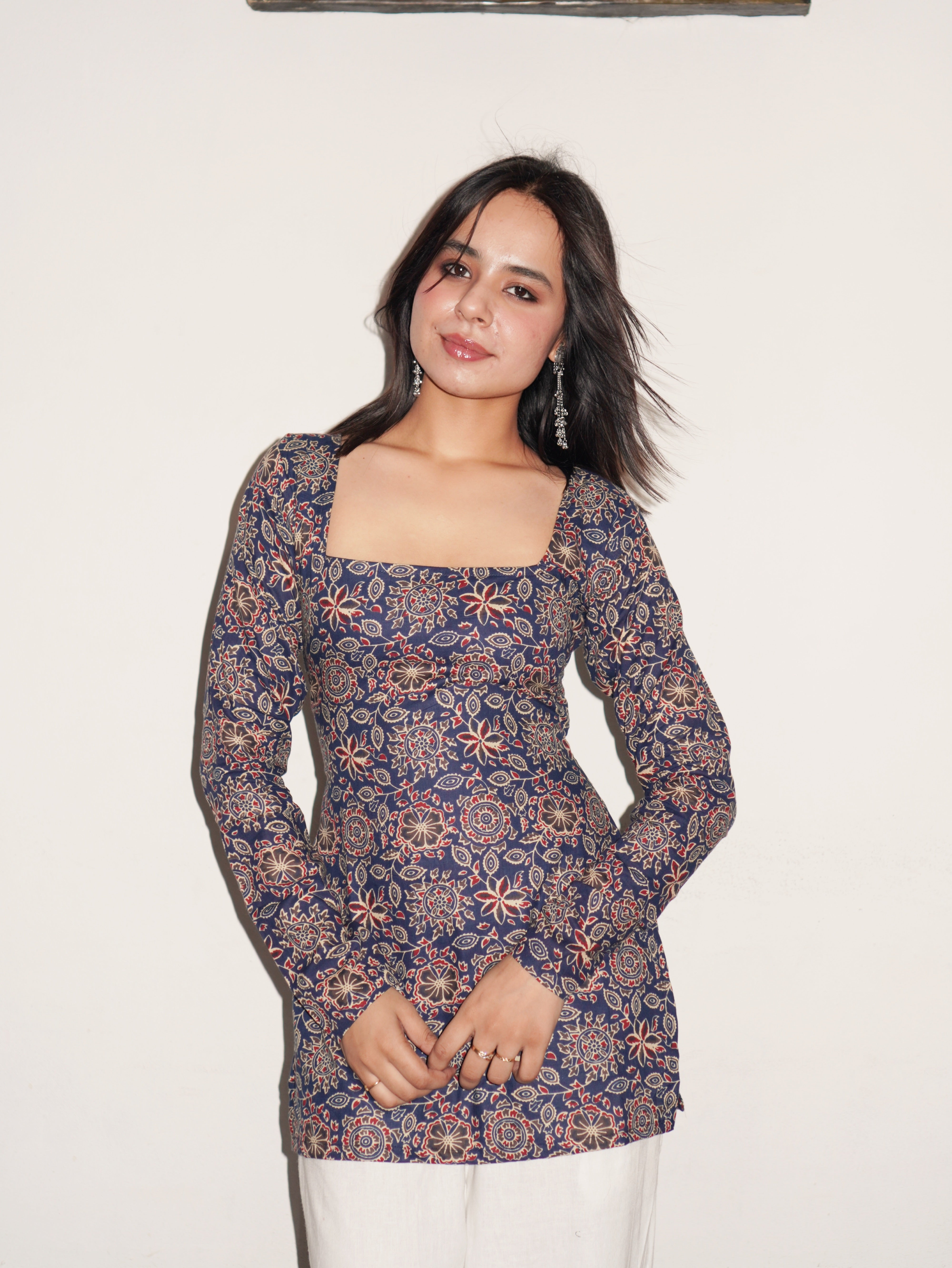 Mehvish Full Sleeved Corset Back Kurti
