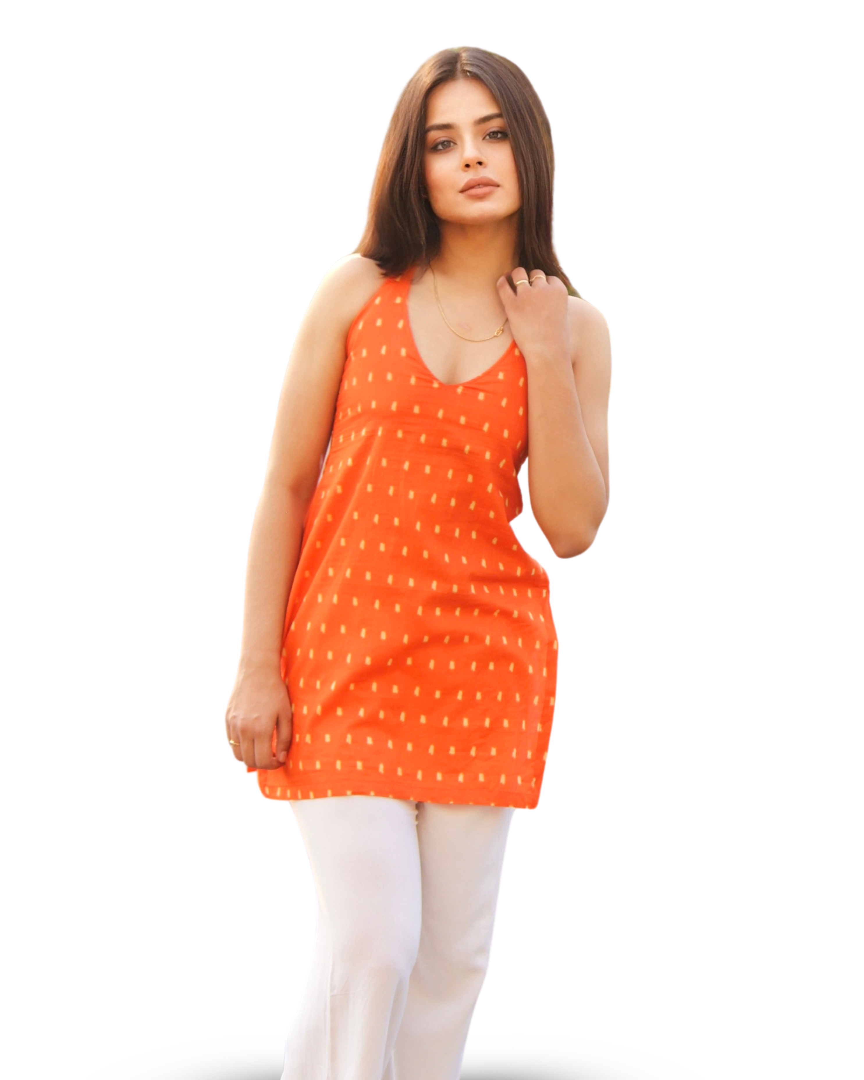 Saffron Glow Kurti