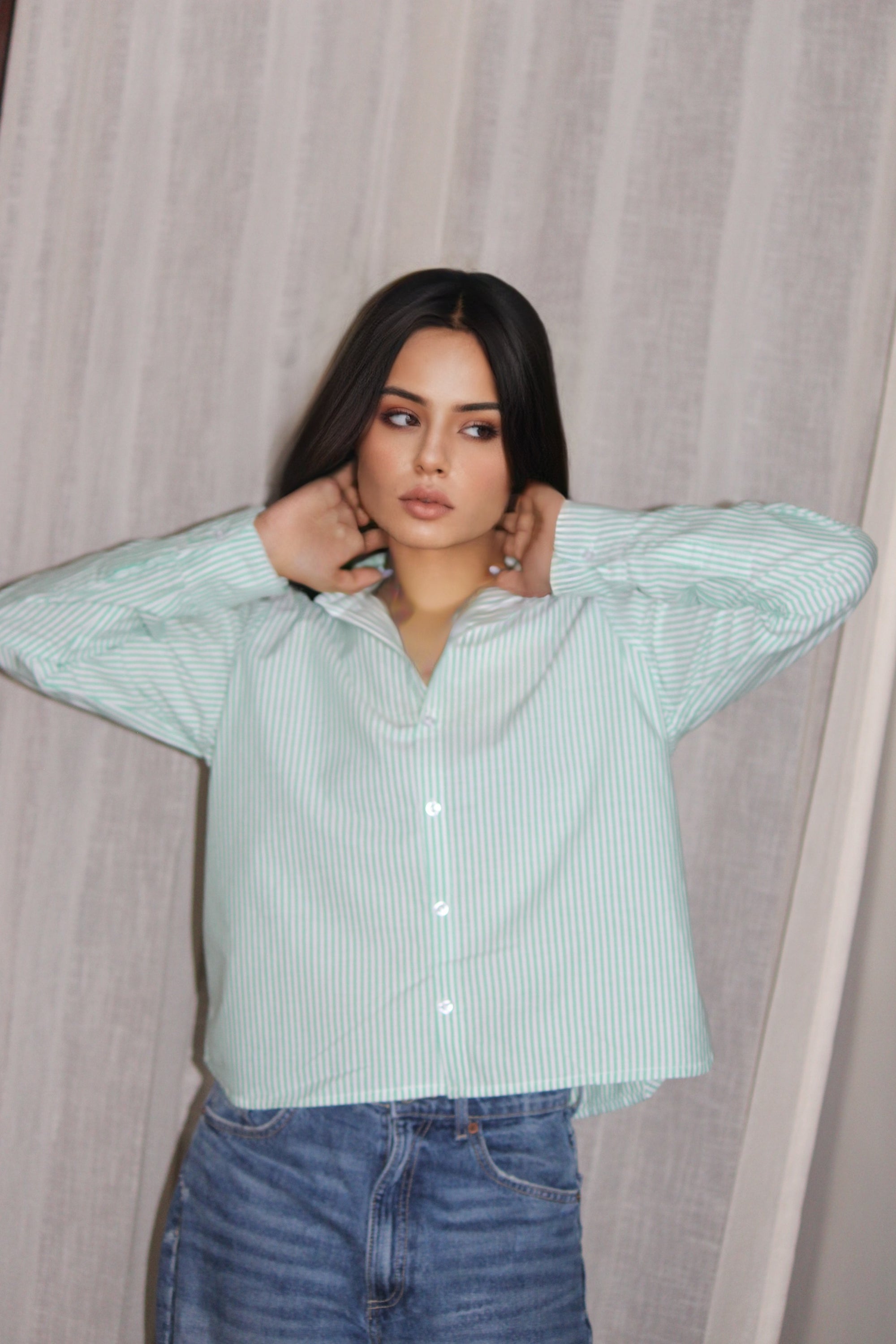 Mint Mode Oversize Shirt