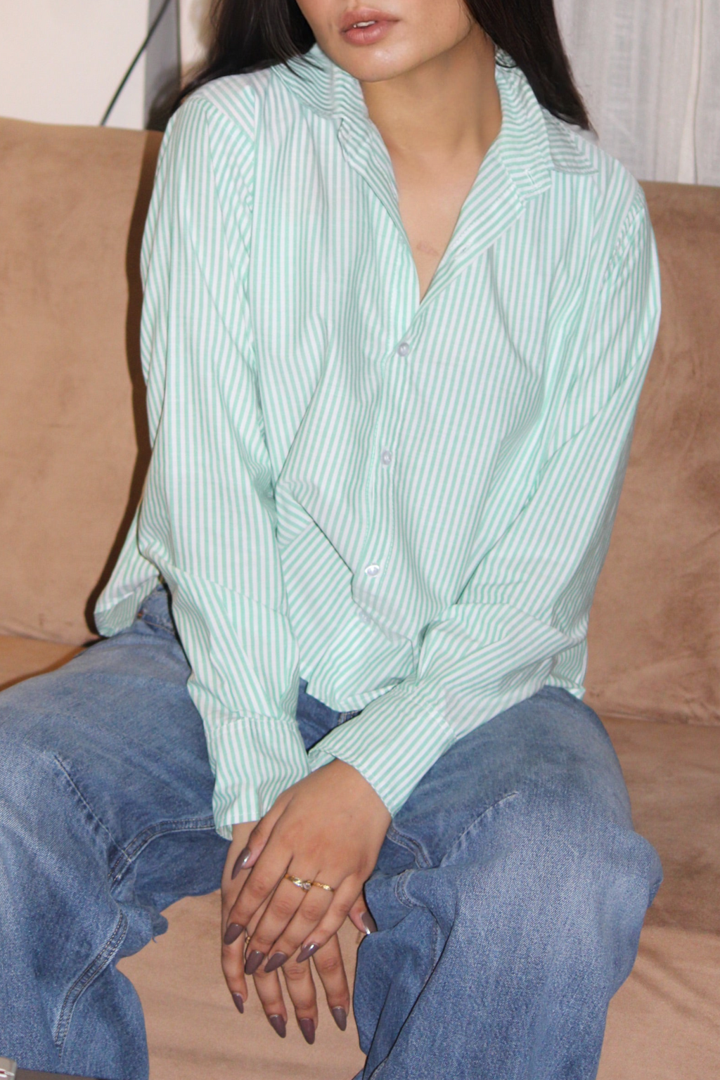 Mint Mode Oversize Shirt