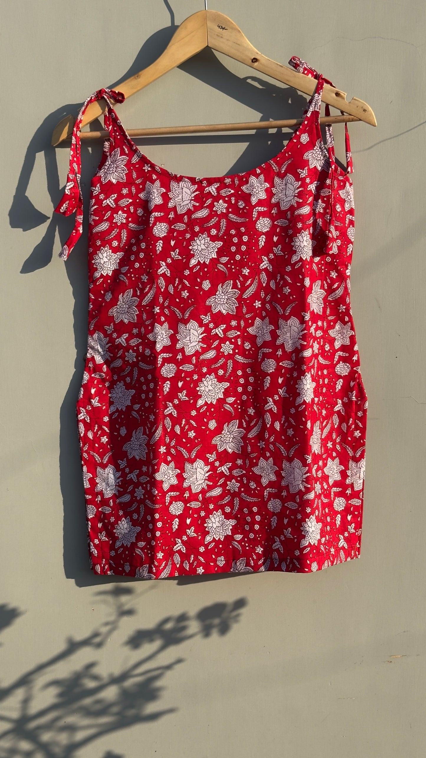 Red Flowery Kurti