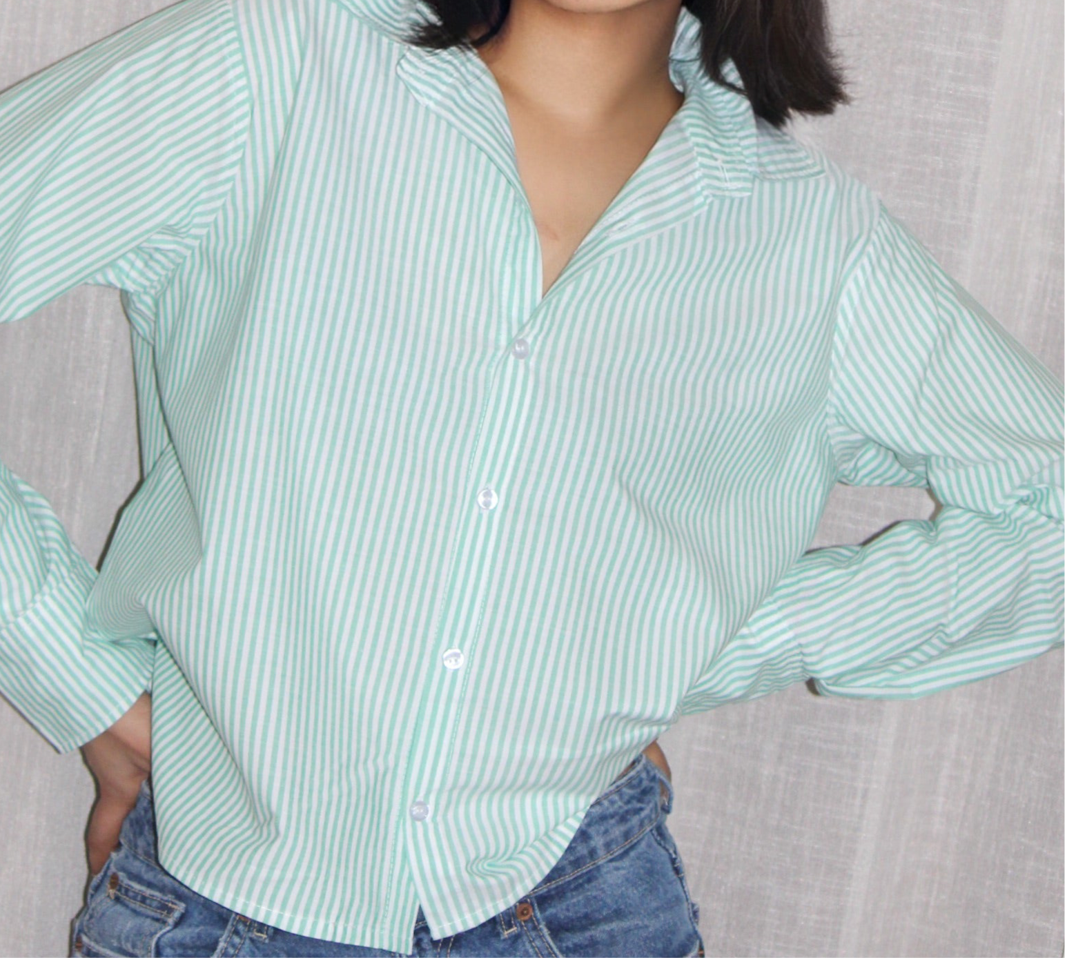 Mint Mode Oversize Shirt