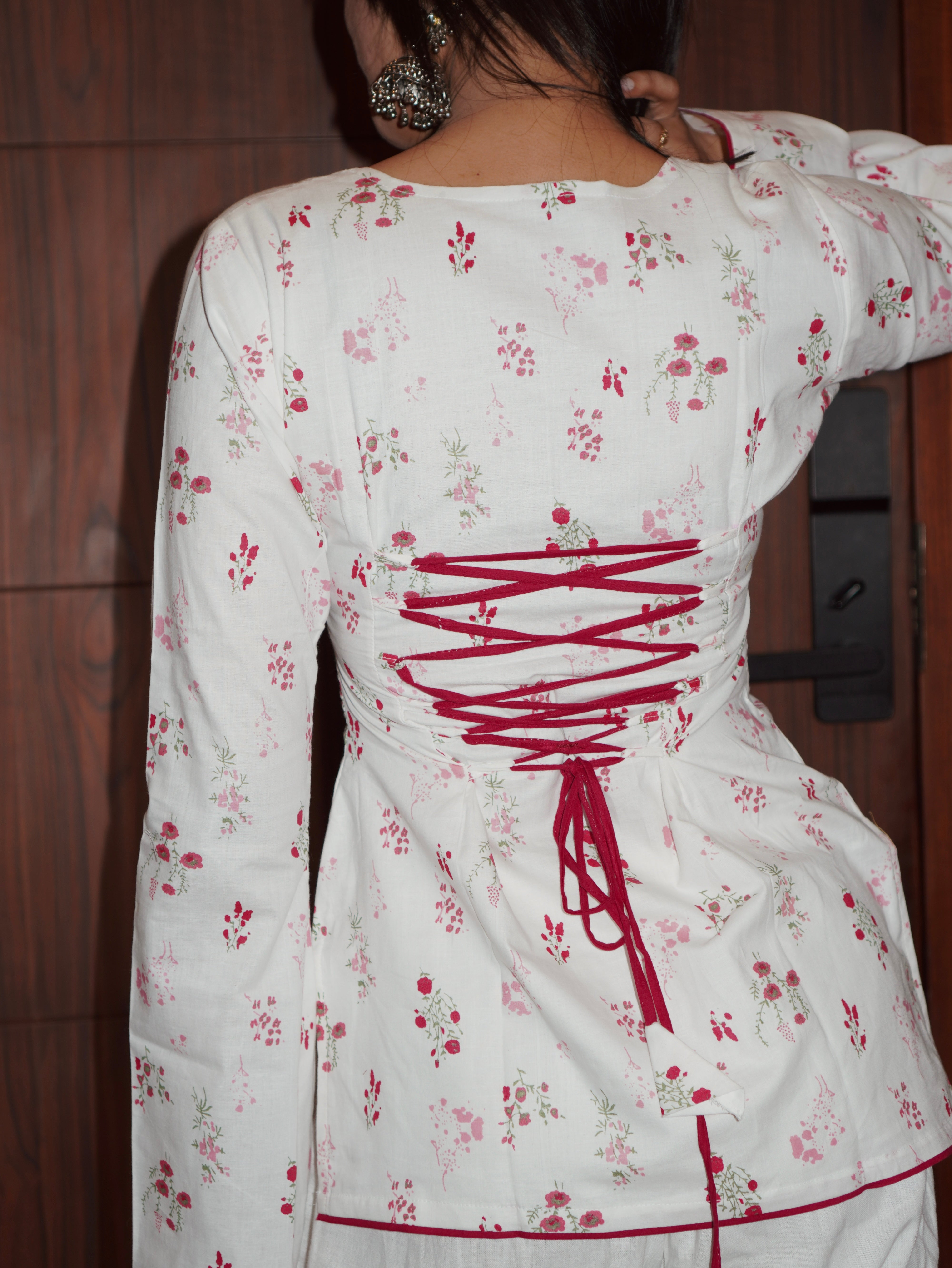 KIMAYA SIDE BEND CORSET KURTI