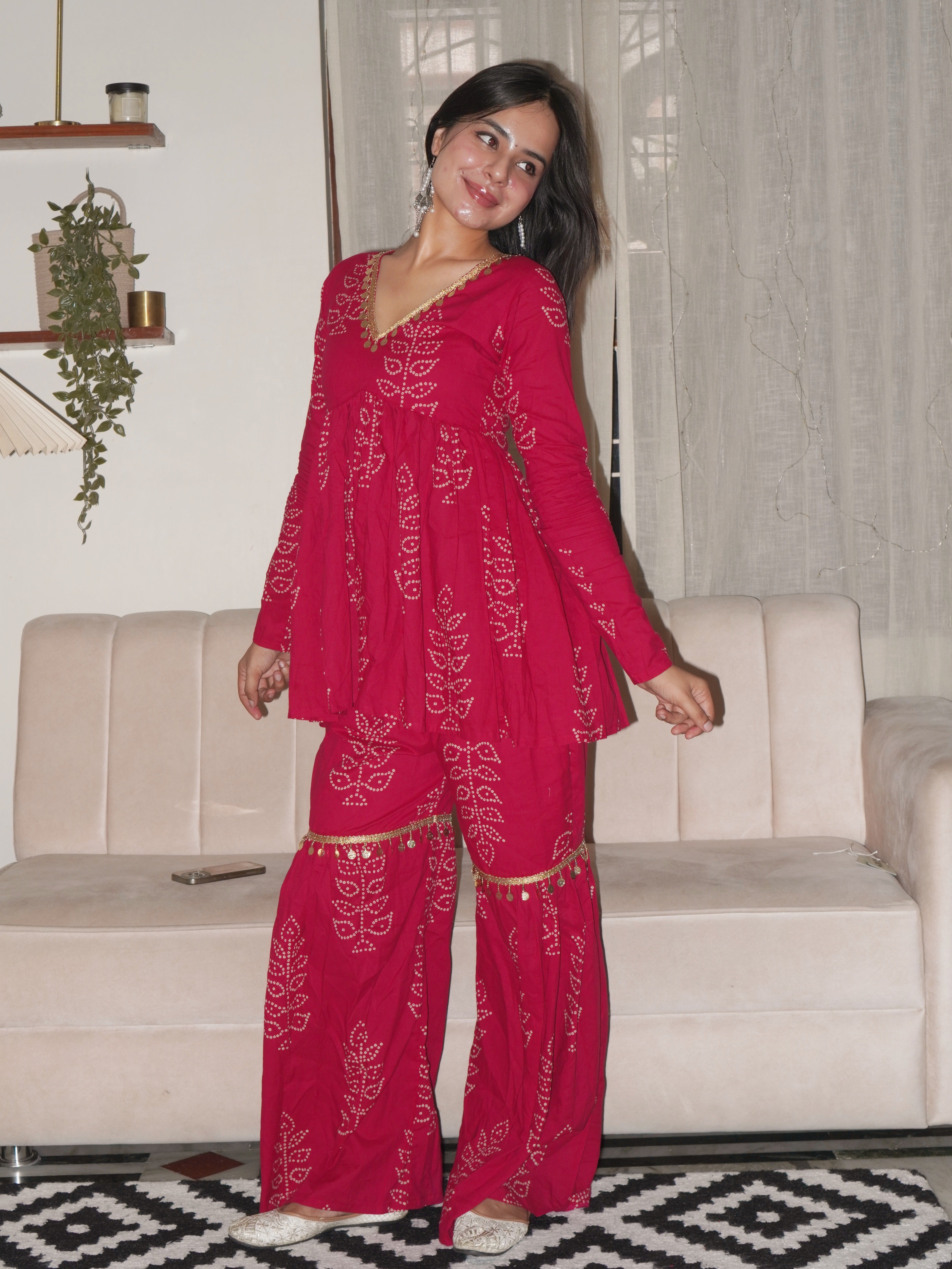 Bandhani Suit Set