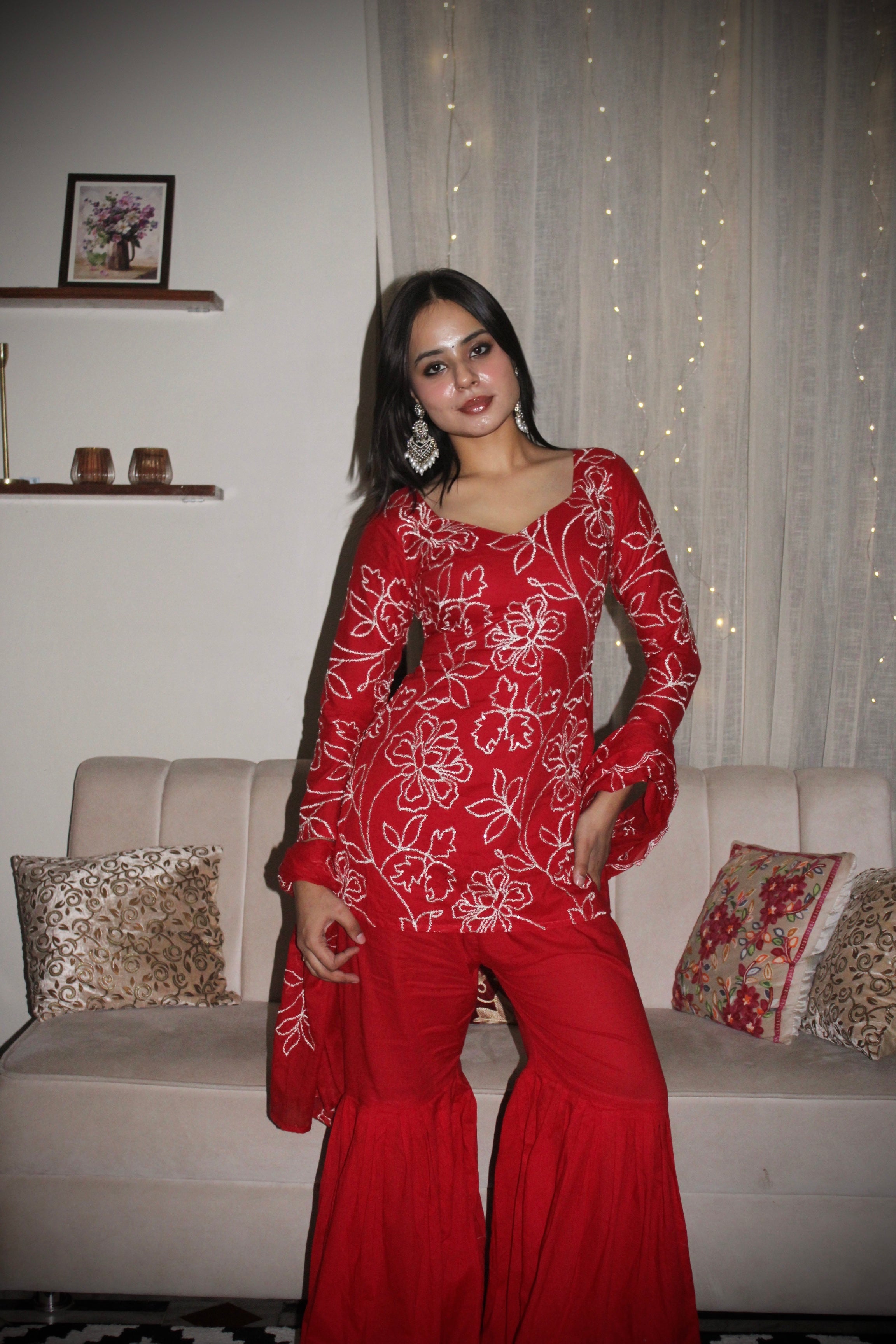 Zara Sharara Set