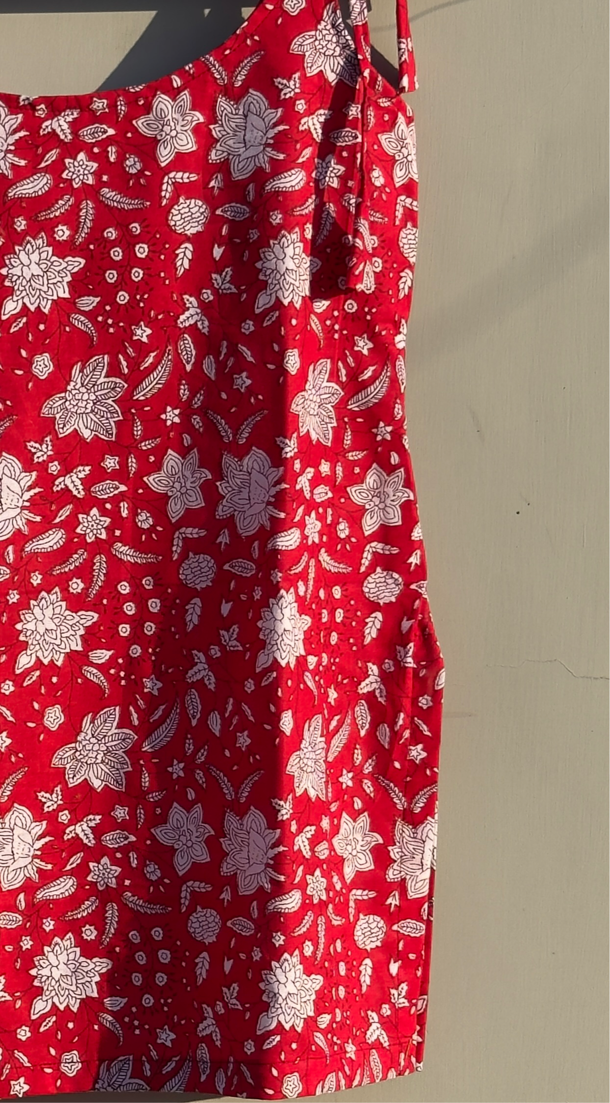 Red Flowery Kurti