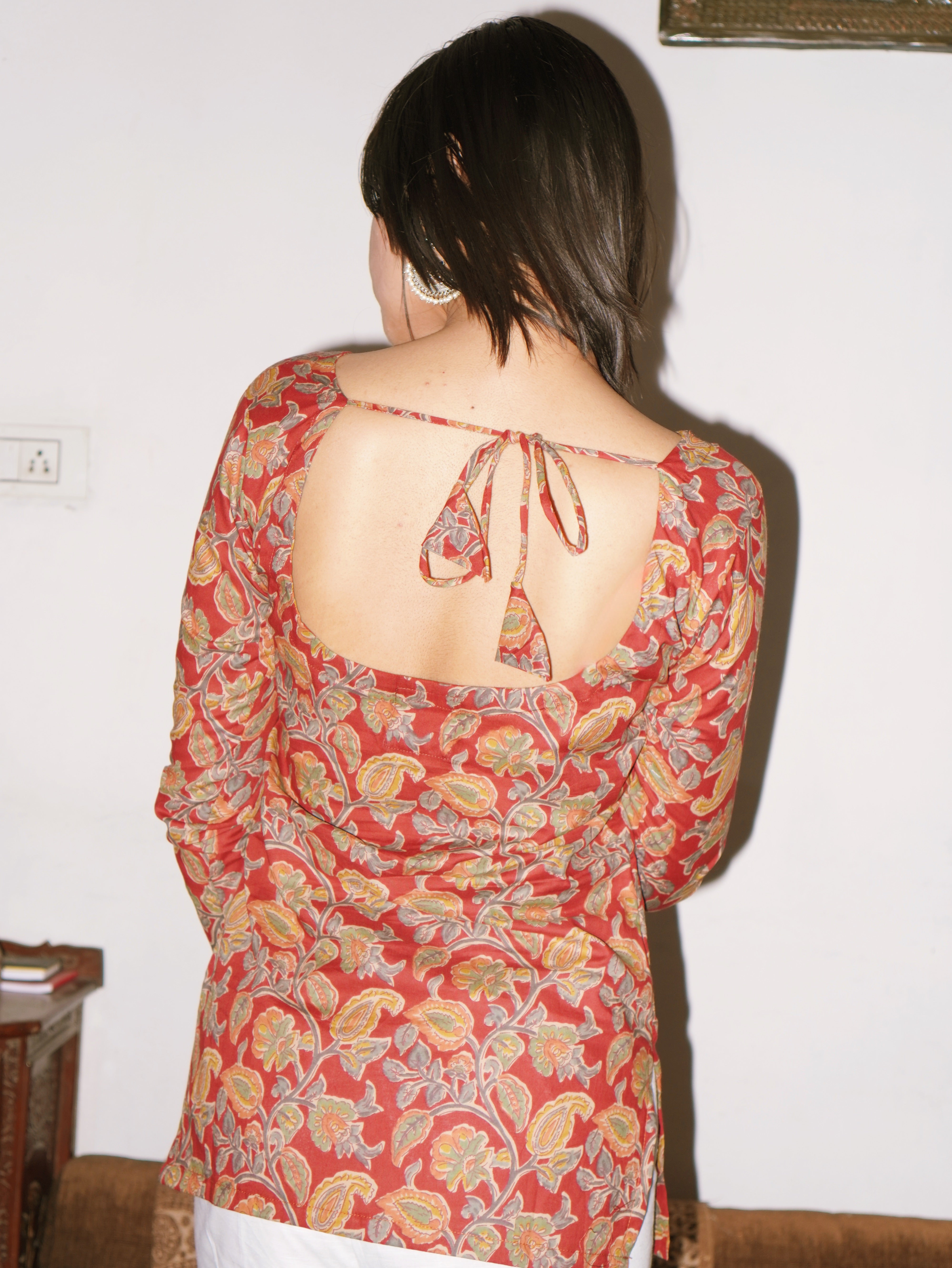 HEER DEEP BACK KURTI