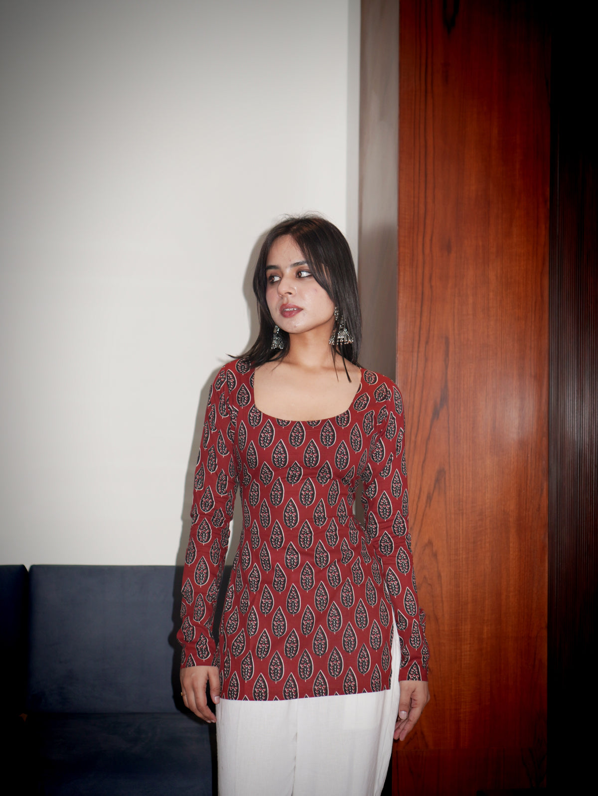 Ravya Full Sleeve Corset Kurti