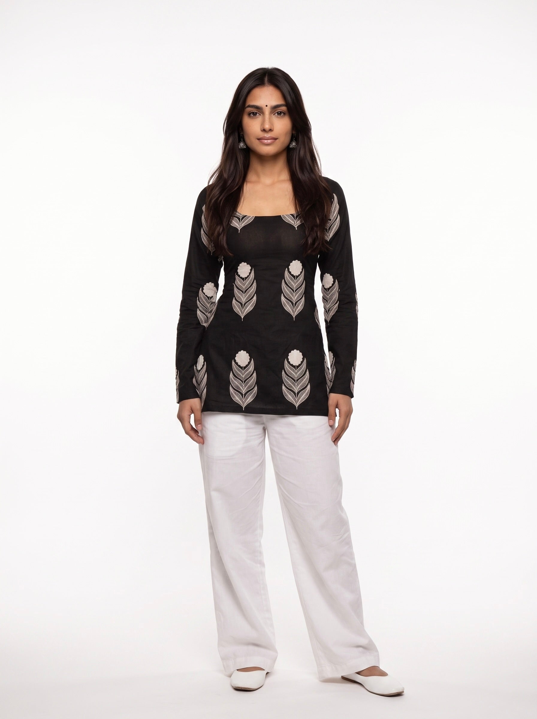 Vaanya Long Sleeve Corset Kurti