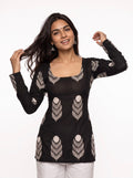 VAANYA LONG SLEEVE CORSET KURTI