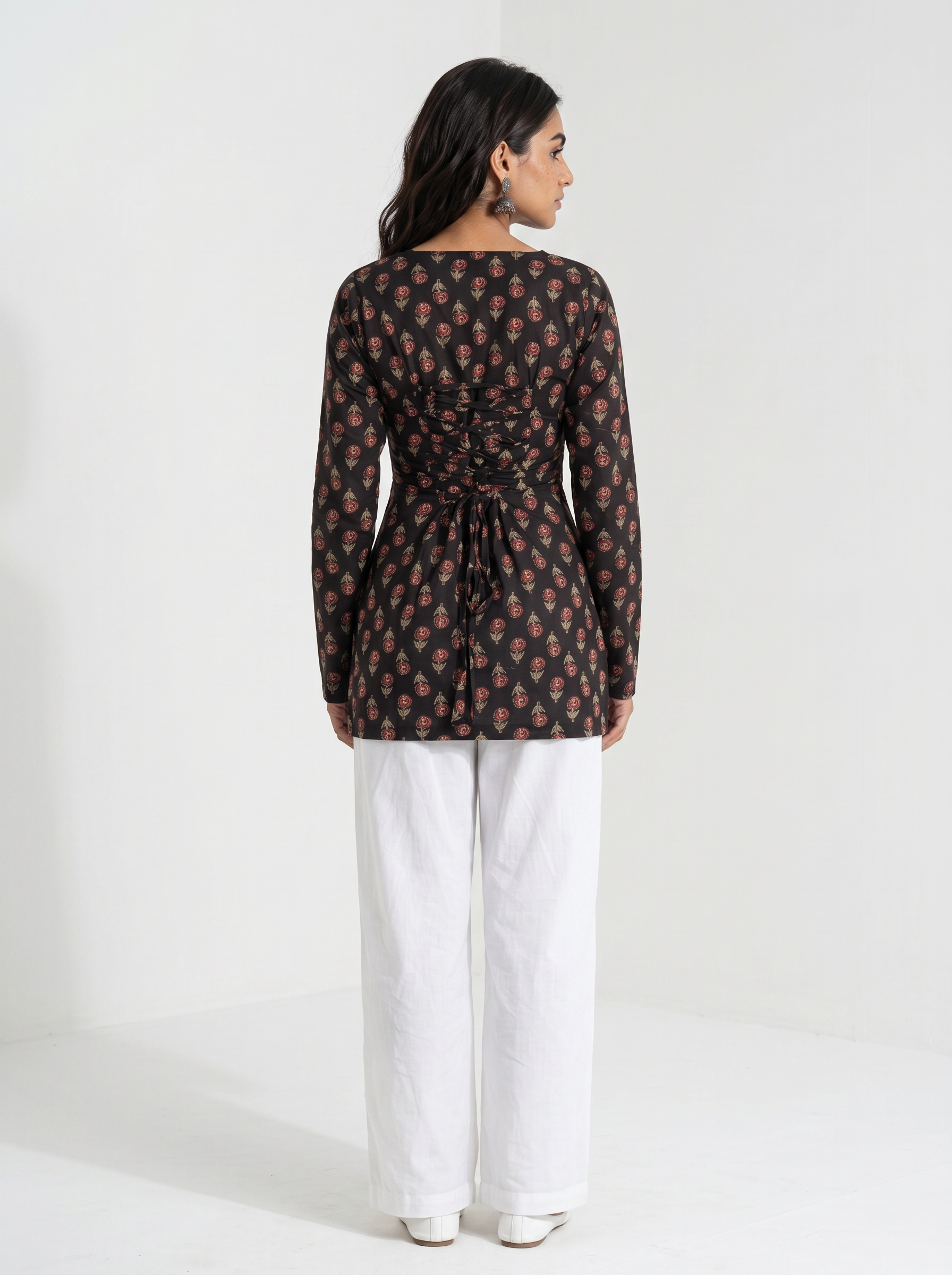 Nandni Full Sleeve Corset Kurti