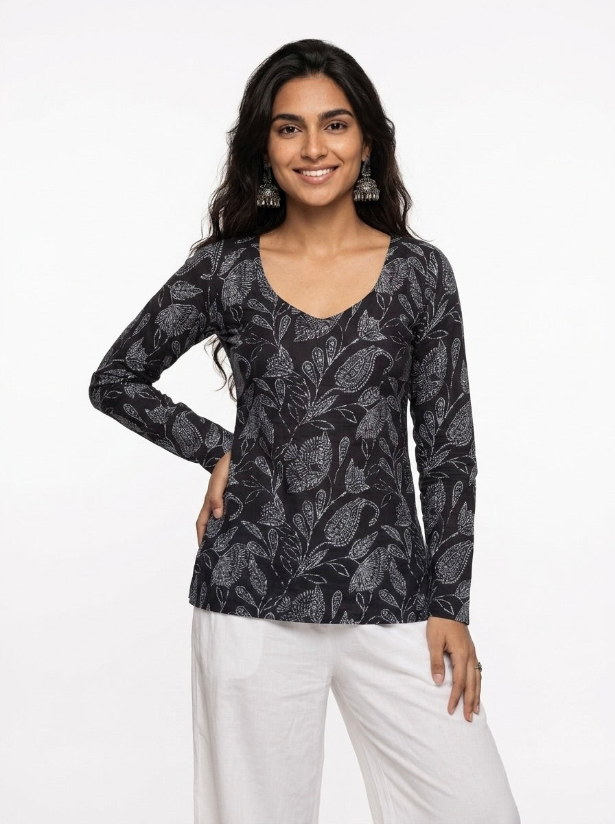 NAZAR FULL SLEEVE KURTI