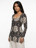 kaya Full Sleeved  corset Kurti