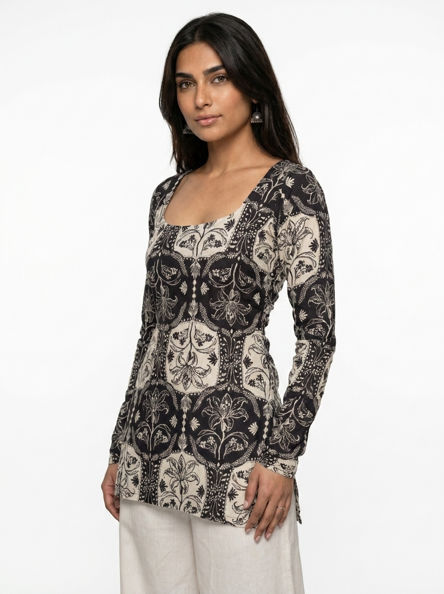 kaya Full Sleeved  corset Kurti