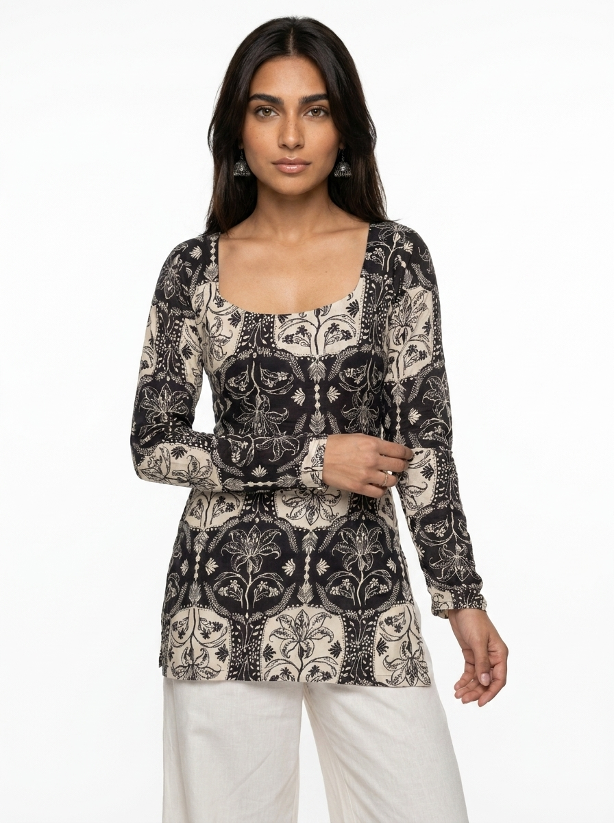kaya Full Sleeved  corset Kurti