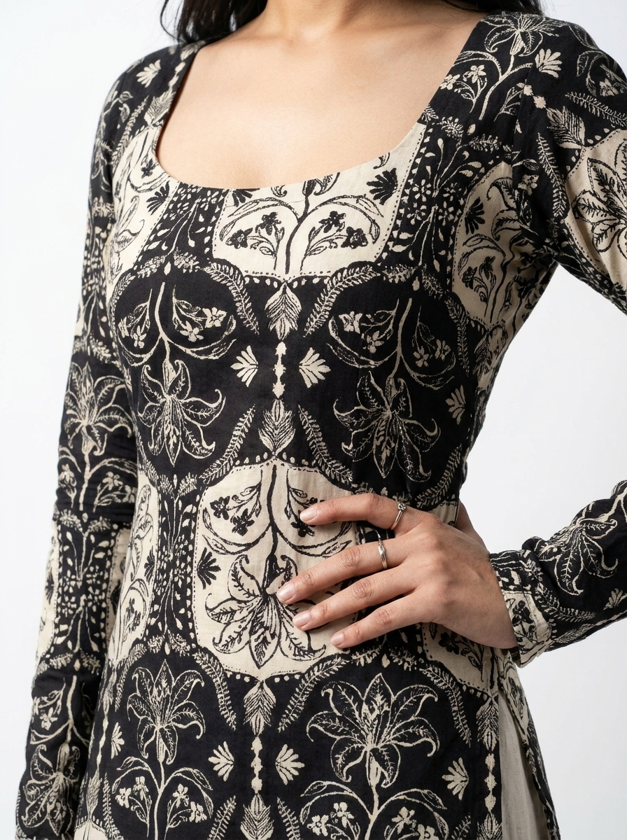 Kaya Full Sleeved Corset Kurti