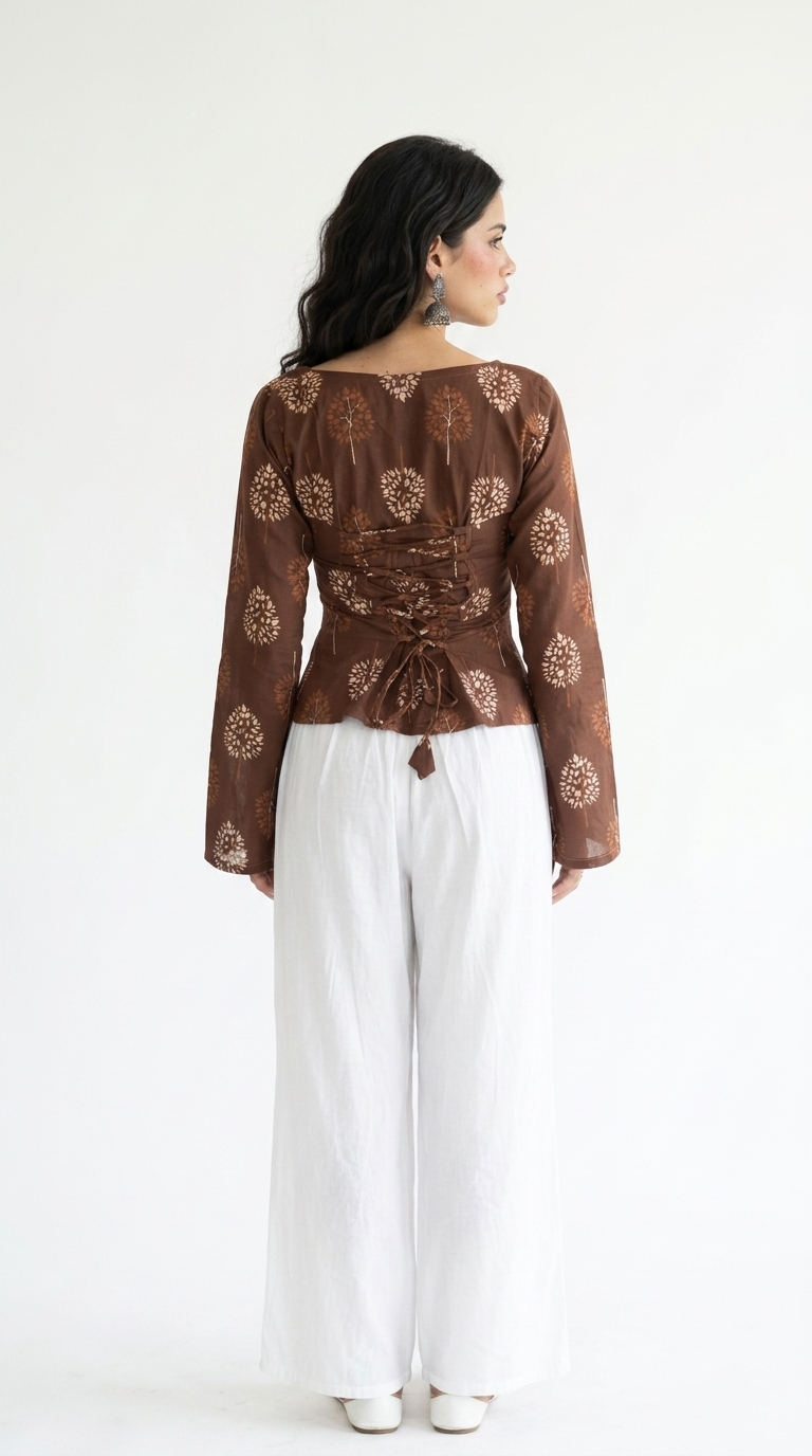 Anaya Asymetric Corset Top