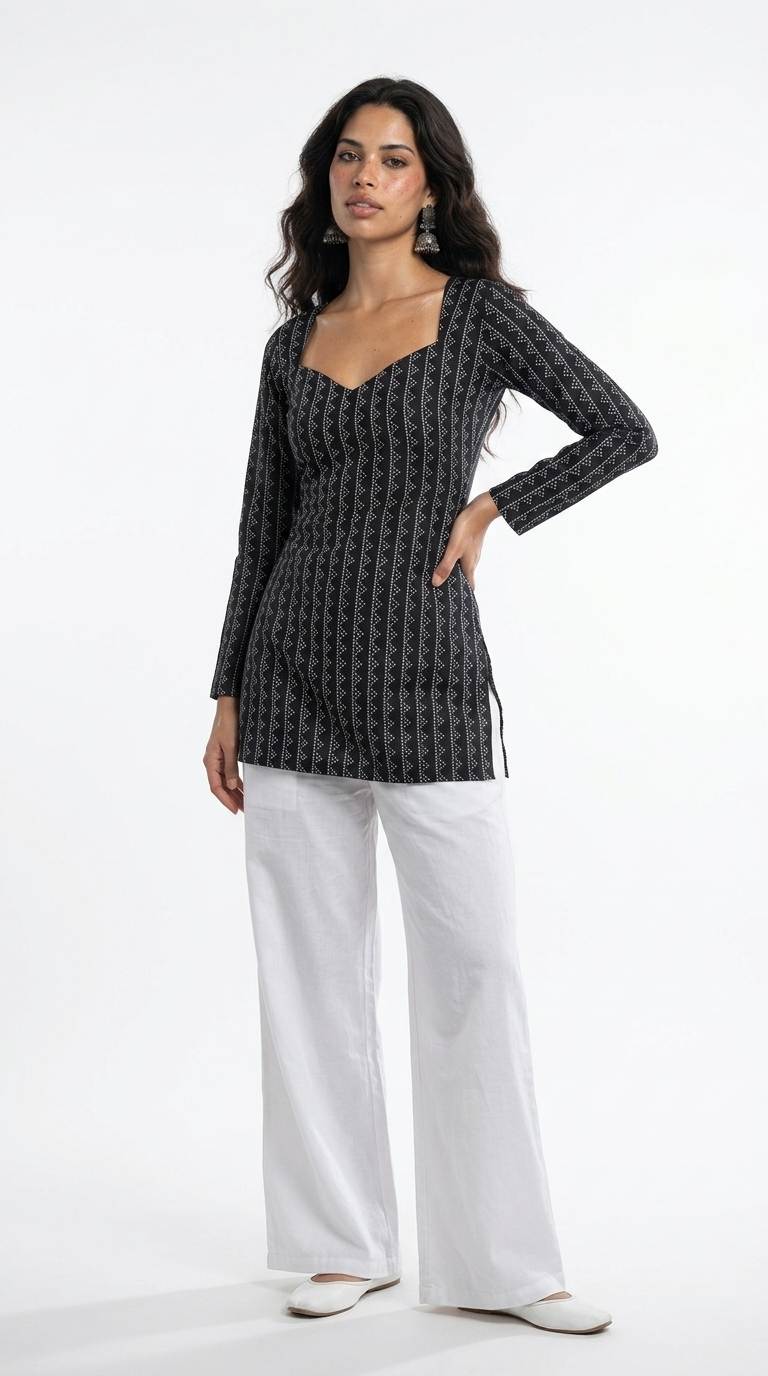 Jalwa Full Sleeve Corset Kurti
