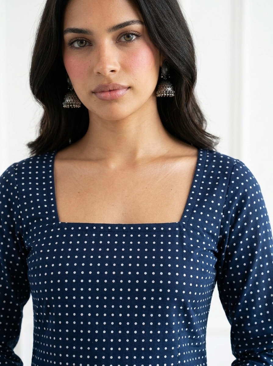 BINDU DEEP BACK KURTI