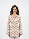 Reya Bell Sleeved Corset Back Kurti