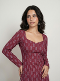 RAAHI FULL SLEEVE CORSET KURTI