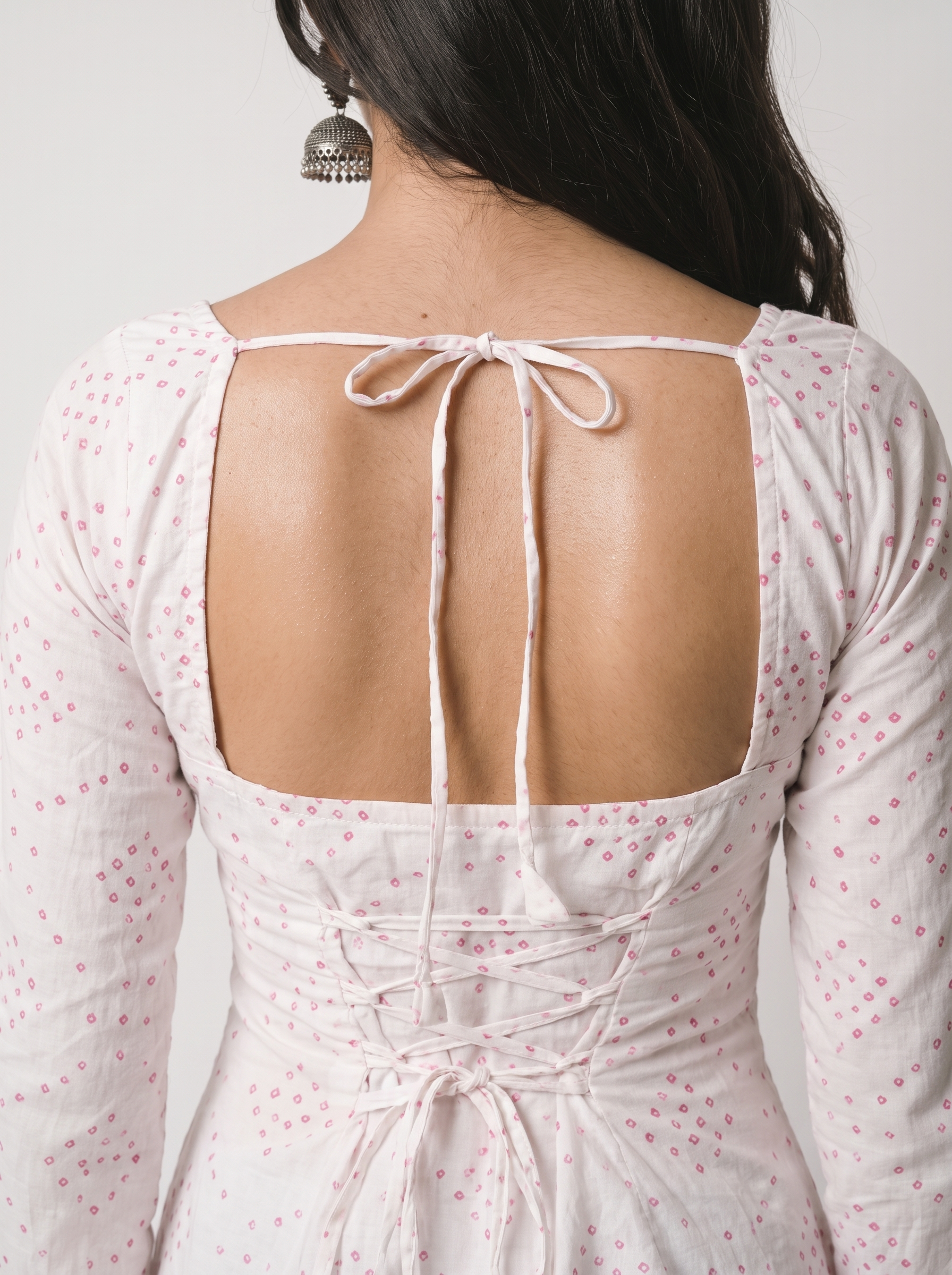 KHUSHBU DEEP BACK KURTI