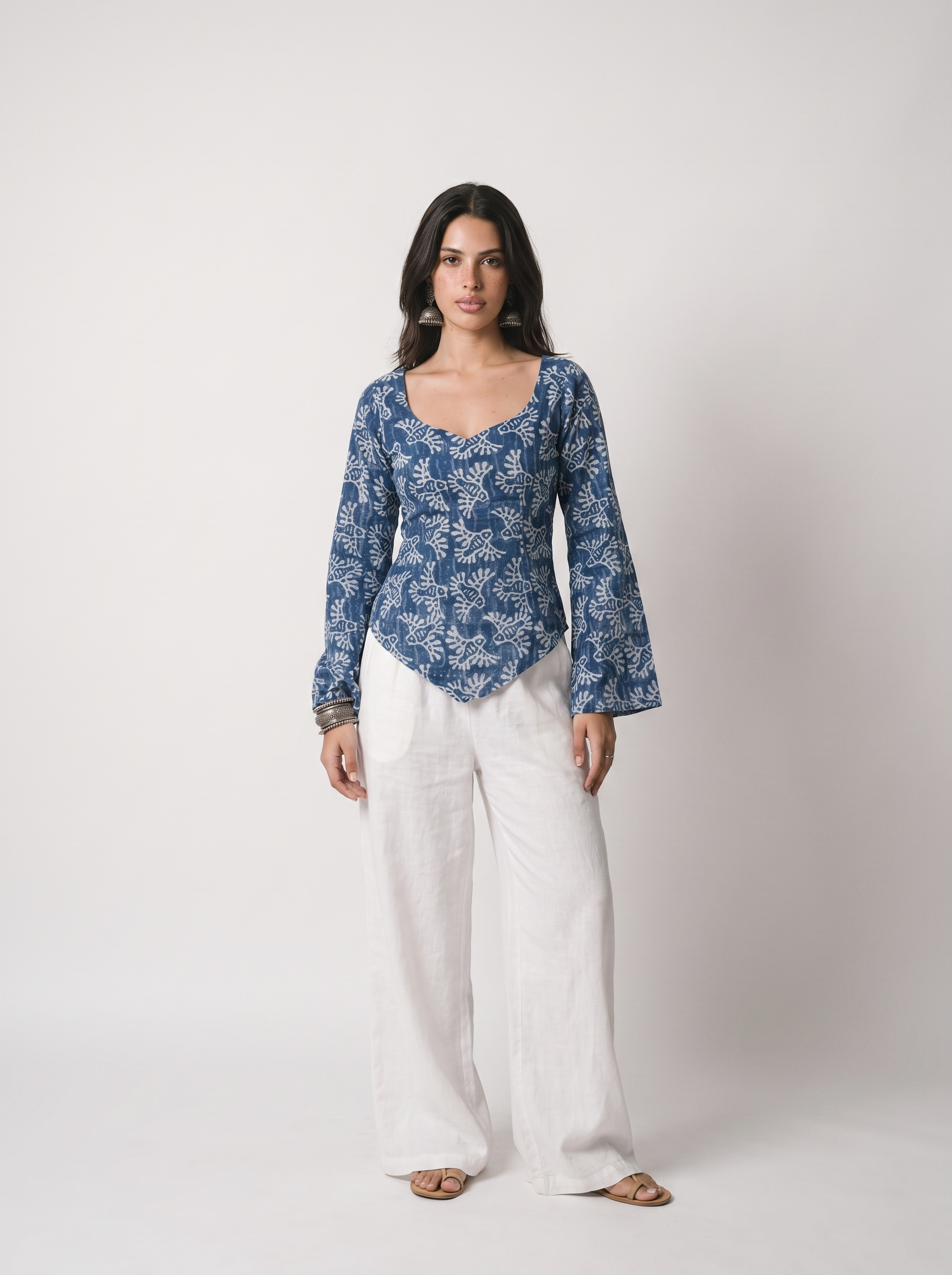 KIYARA DEEP BACK KURTI