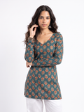 Naira Full Sleeve Corset Back Kurti