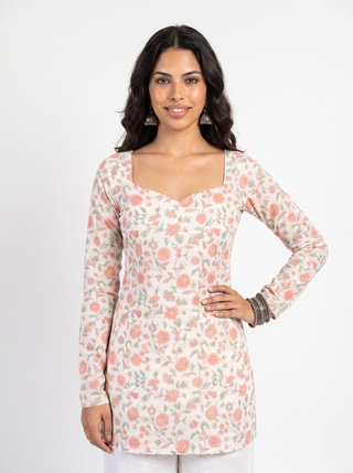 Vaishni Full Sleeved Corset Back Kurti