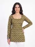 Saanu Full Sleeve Corset Kurti