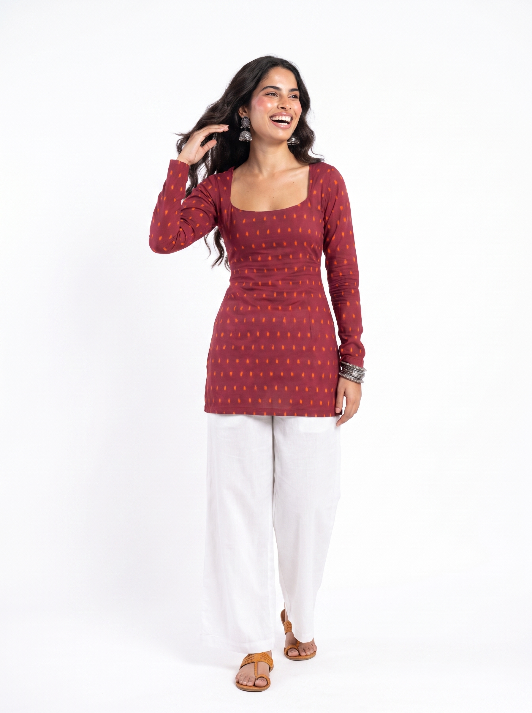 Myra Full Sleeve Corset Kurti