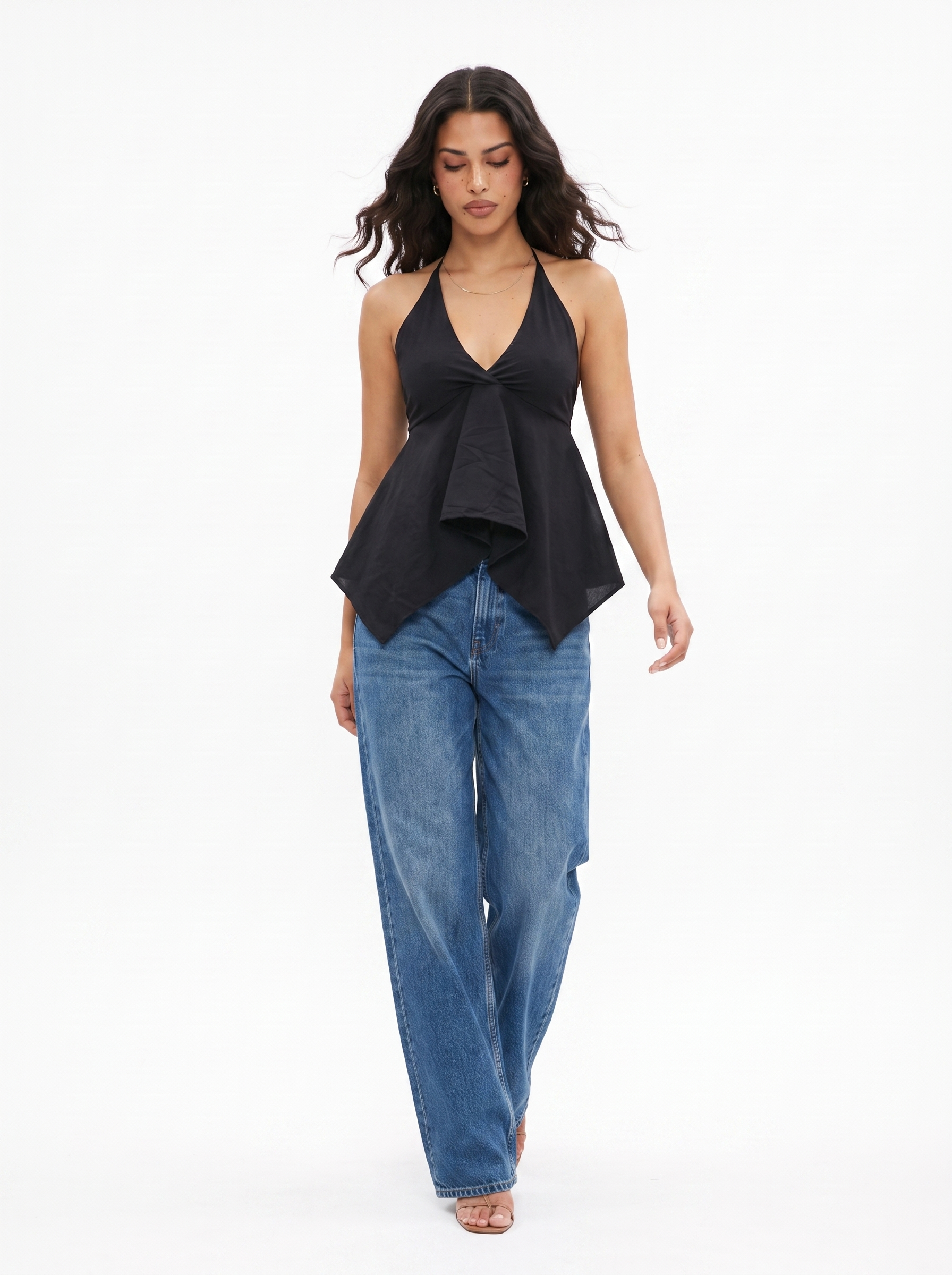 ZAYRA HALTER NECK TOP