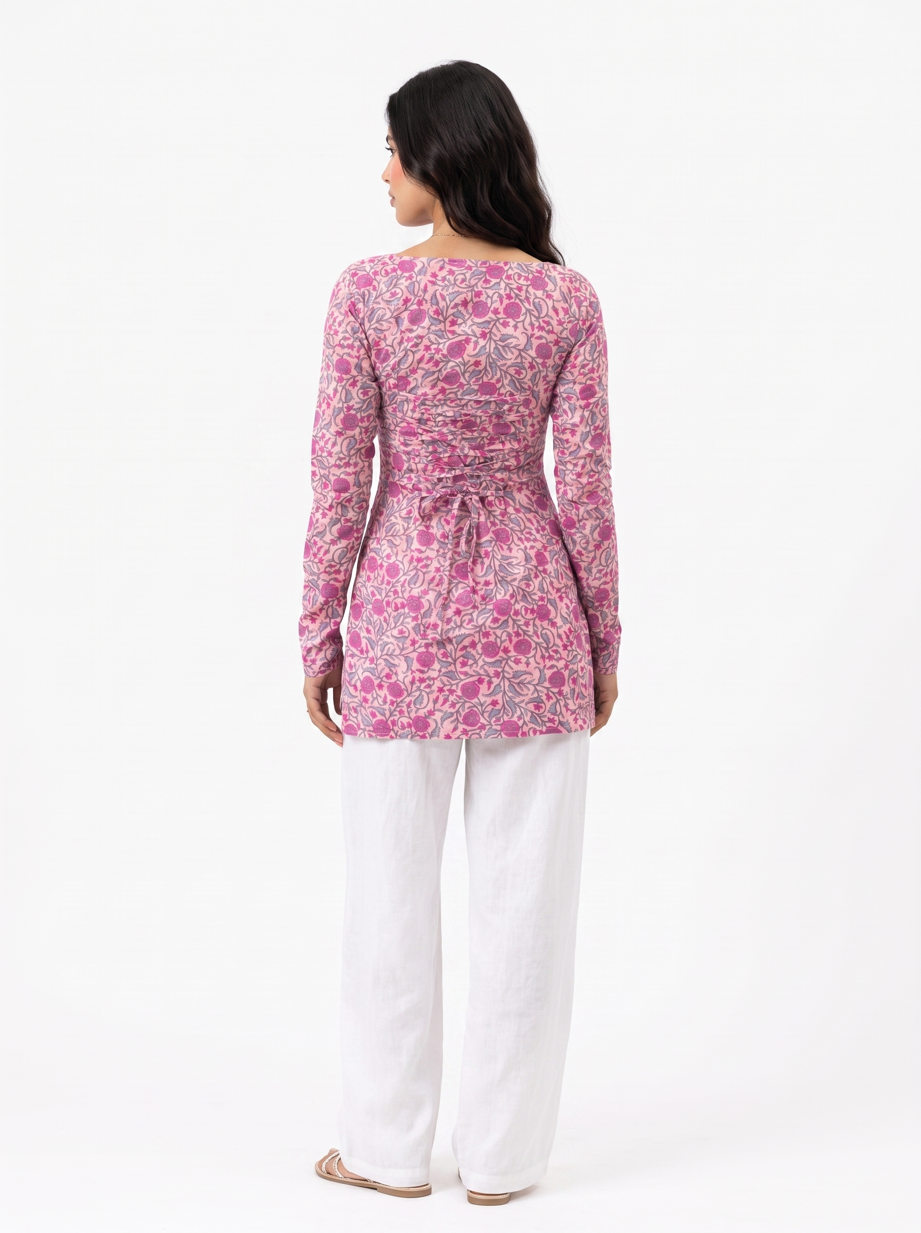 KARISHMA CORSET BACK FULL SLEEVED KURTI