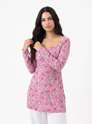 Karishma Corset Back Full Sleeved Kurti
