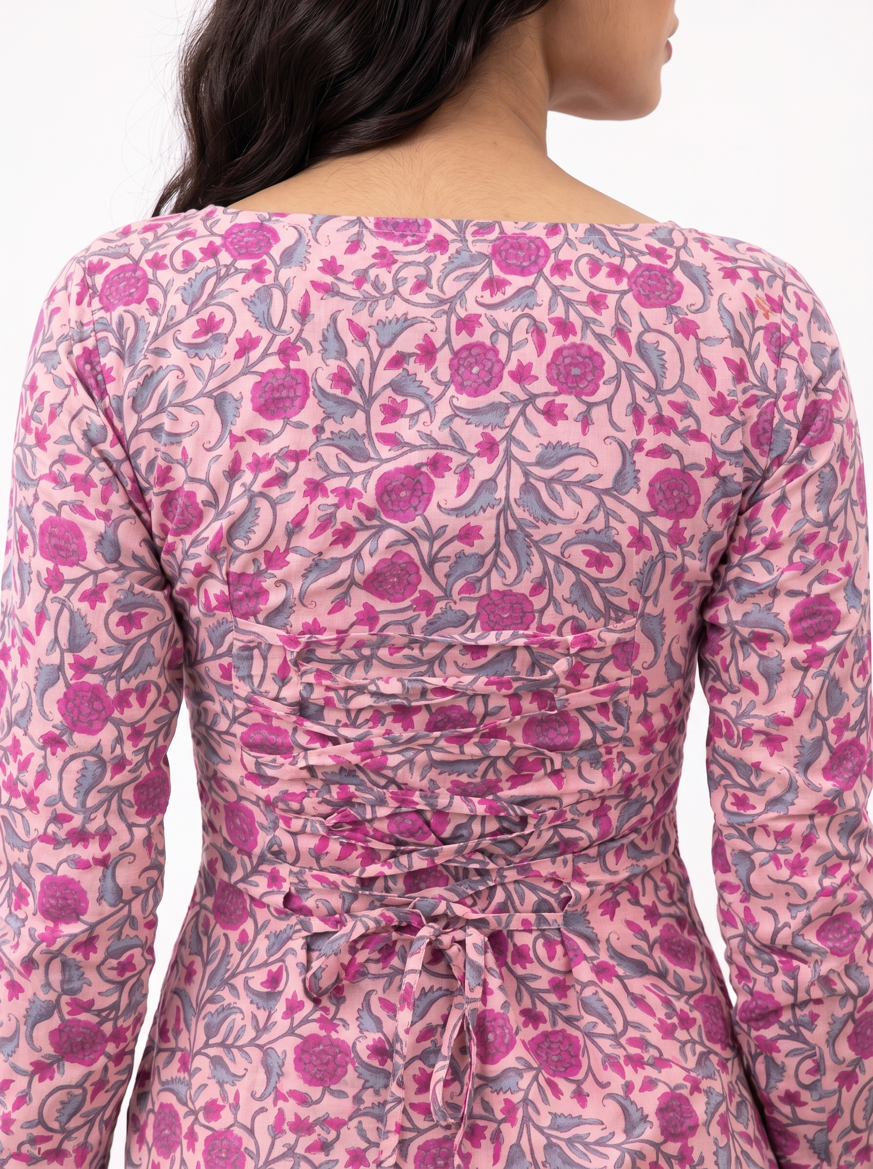 KARISHMA CORSET BACK FULL SLEEVED KURTI