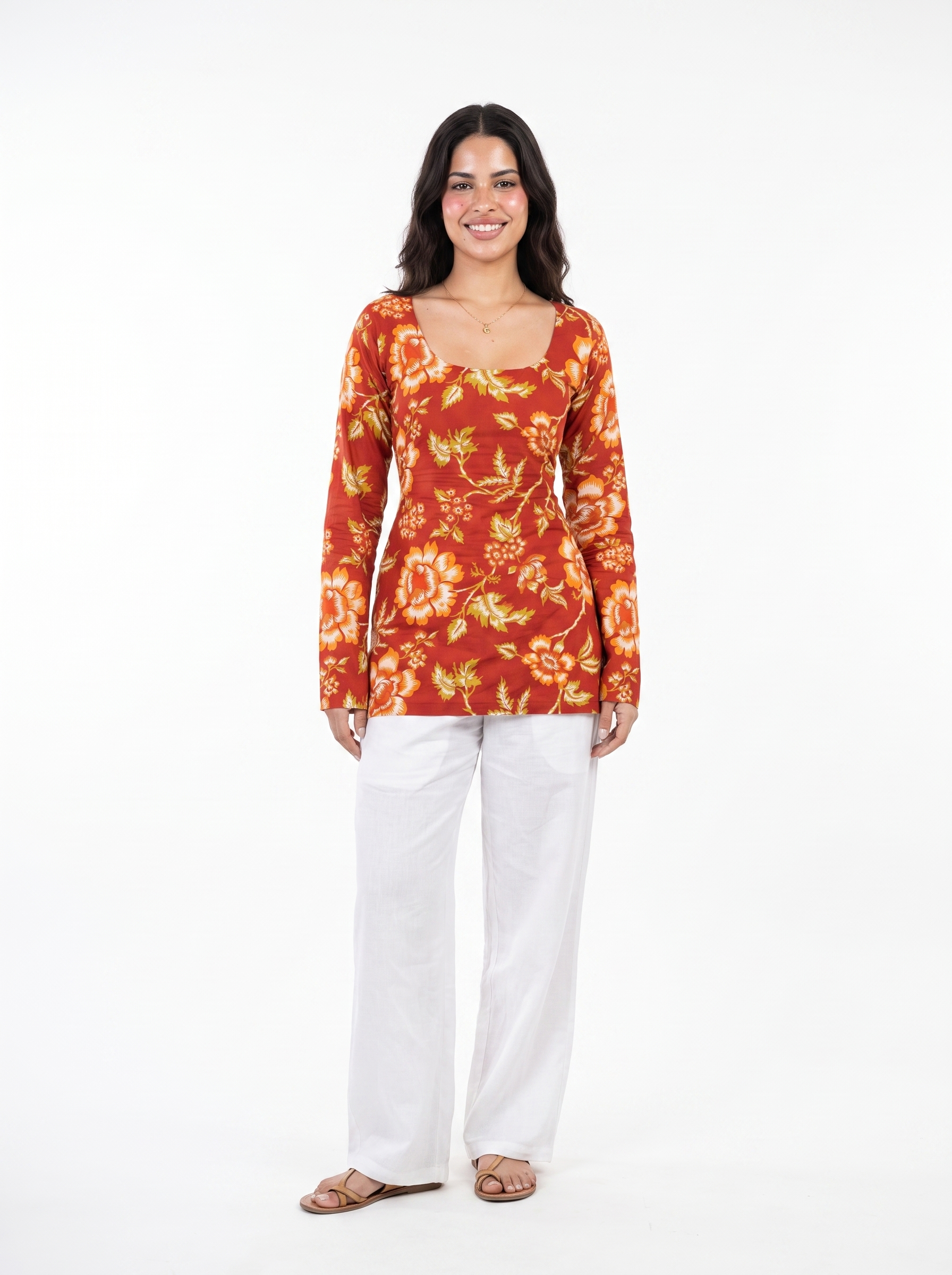 Sara Full Sleeved Corset Kurti