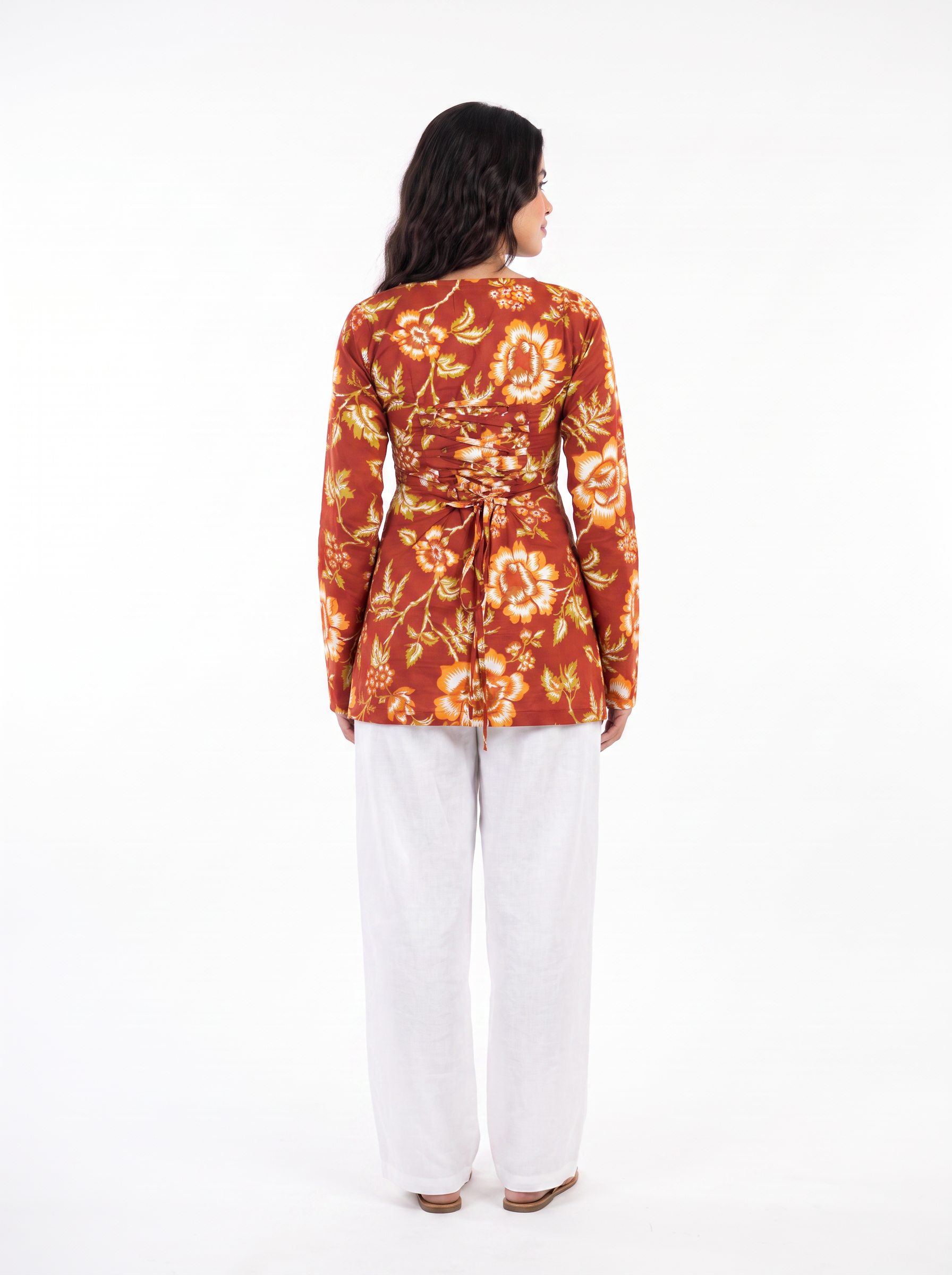 Sara Full Sleeved Corset Kurti