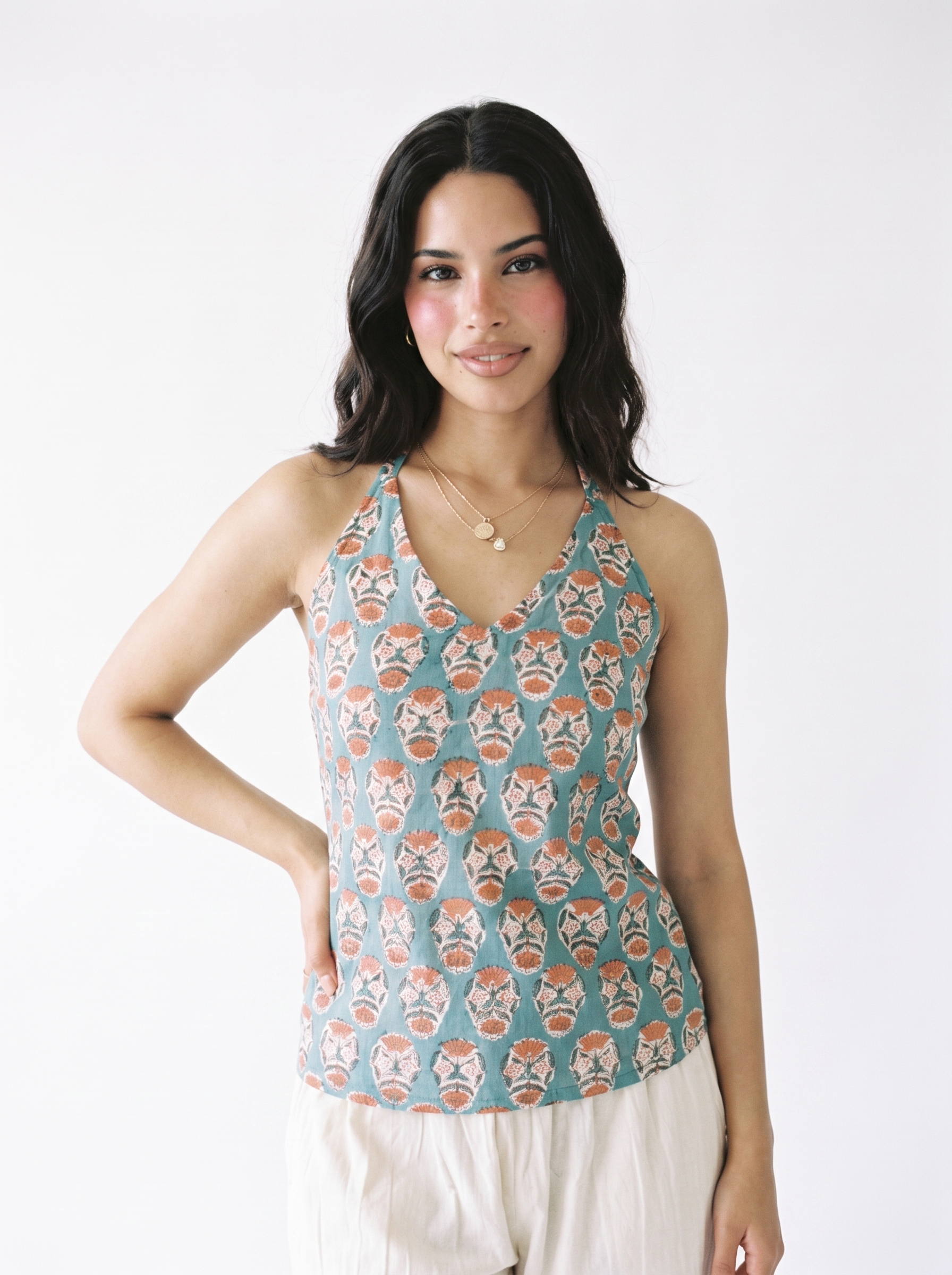 Firoza Halter Neck Top