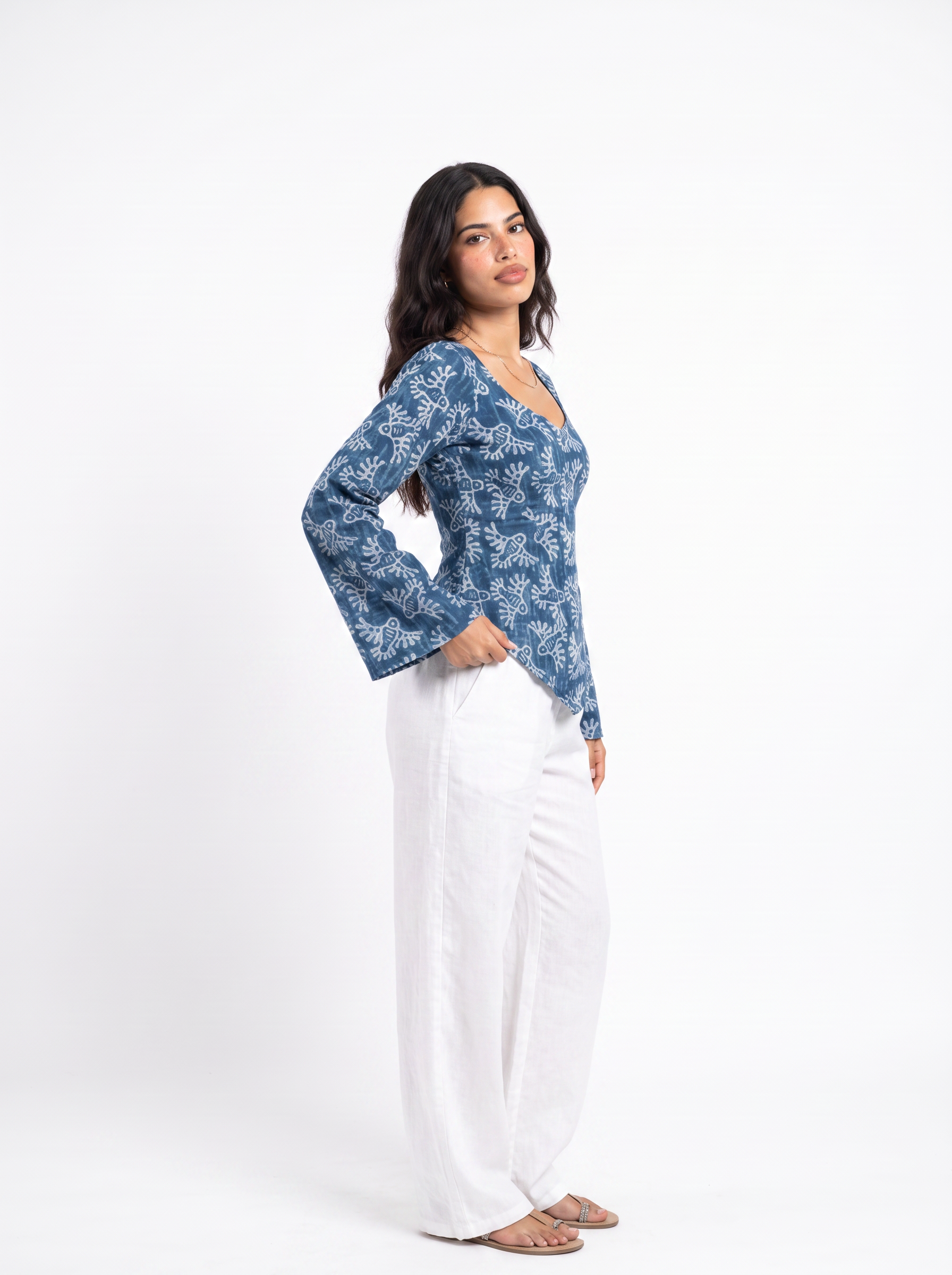 Kiyara Deep Back Kurti