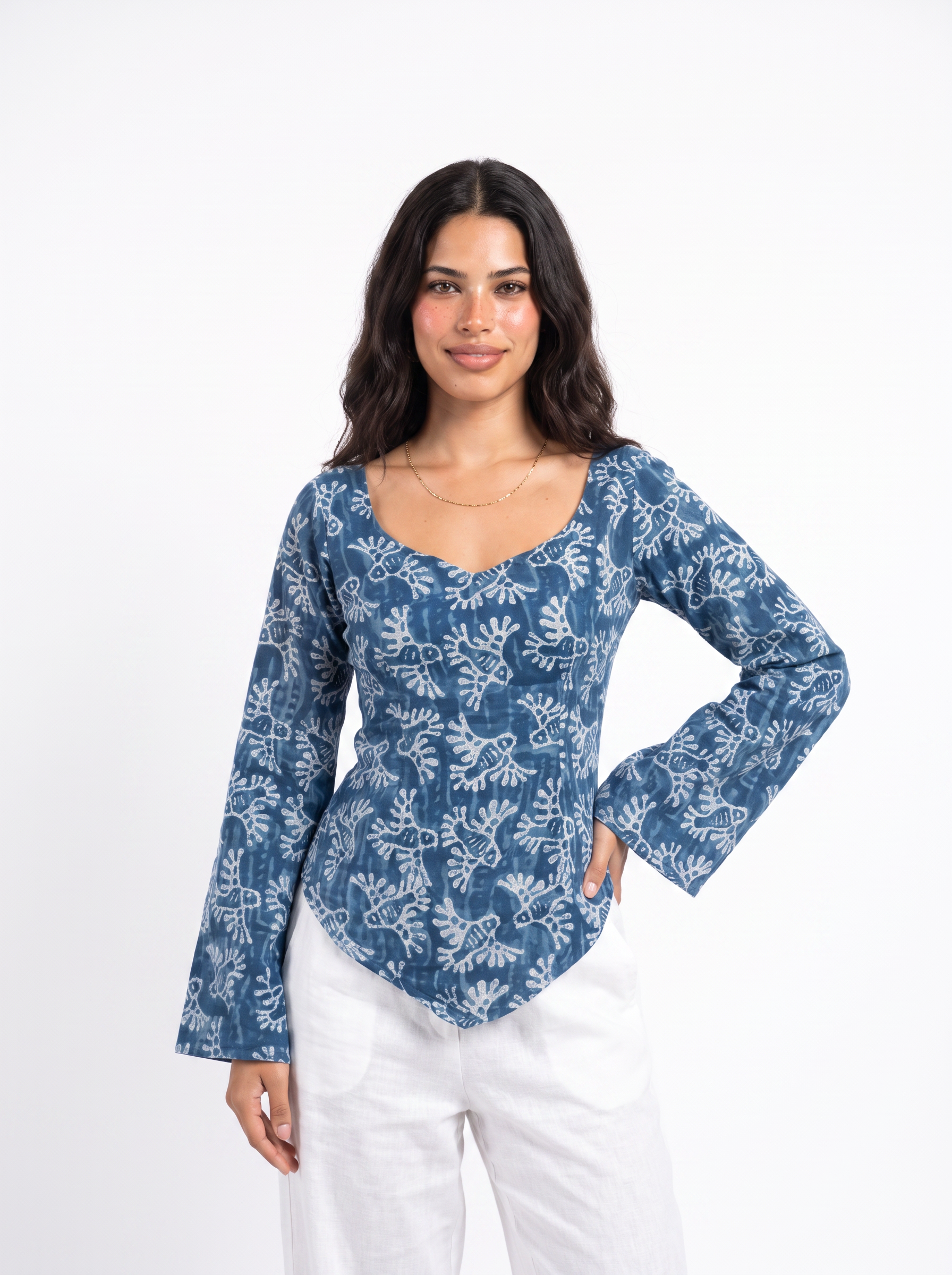 Kiyara Deep Back Kurti