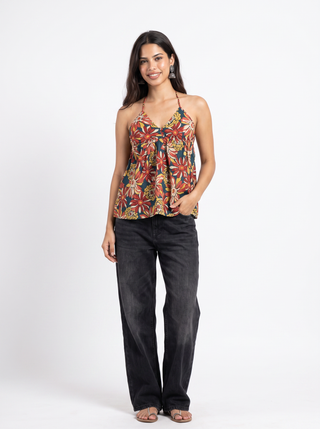 REEM HALTER NECK TOP