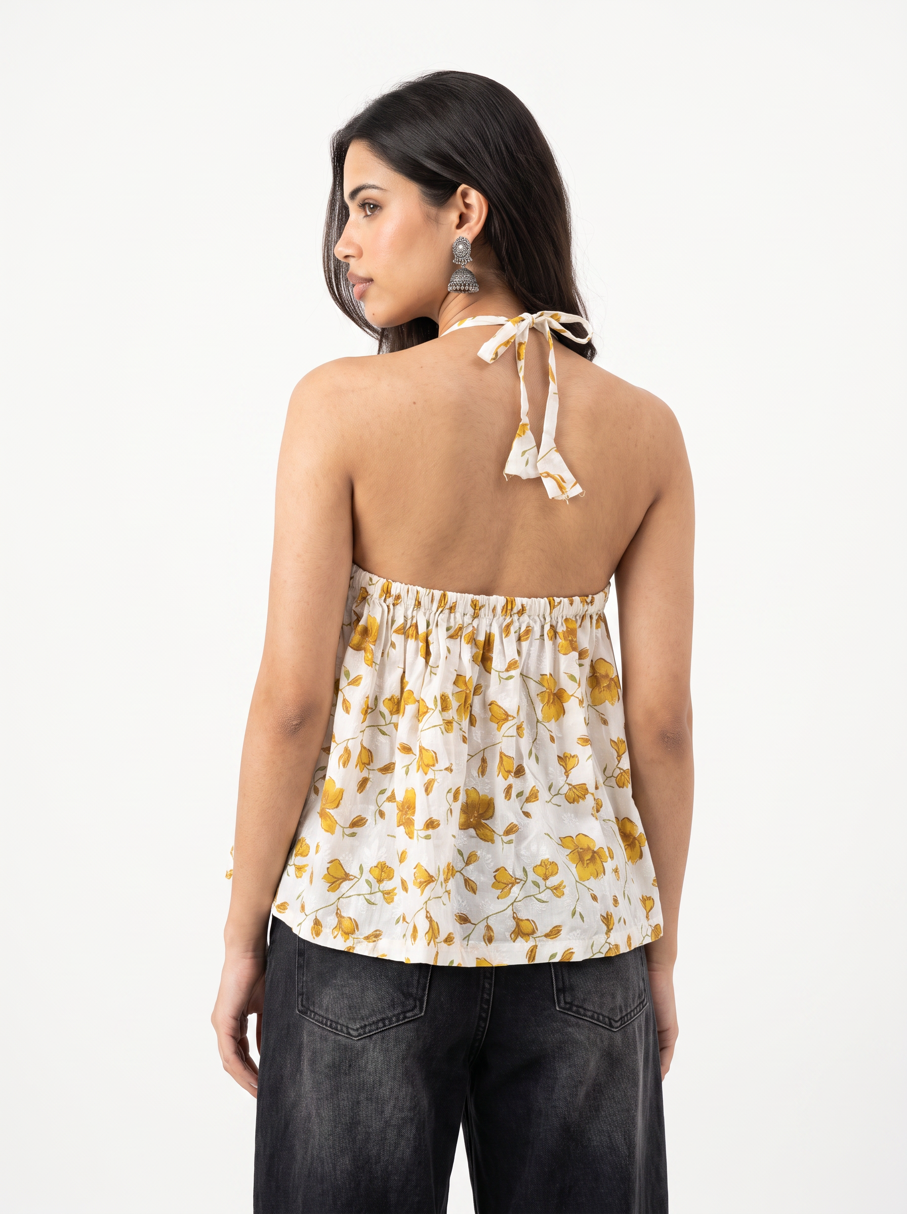 ZOYA MUSTARD BLOOM TOP