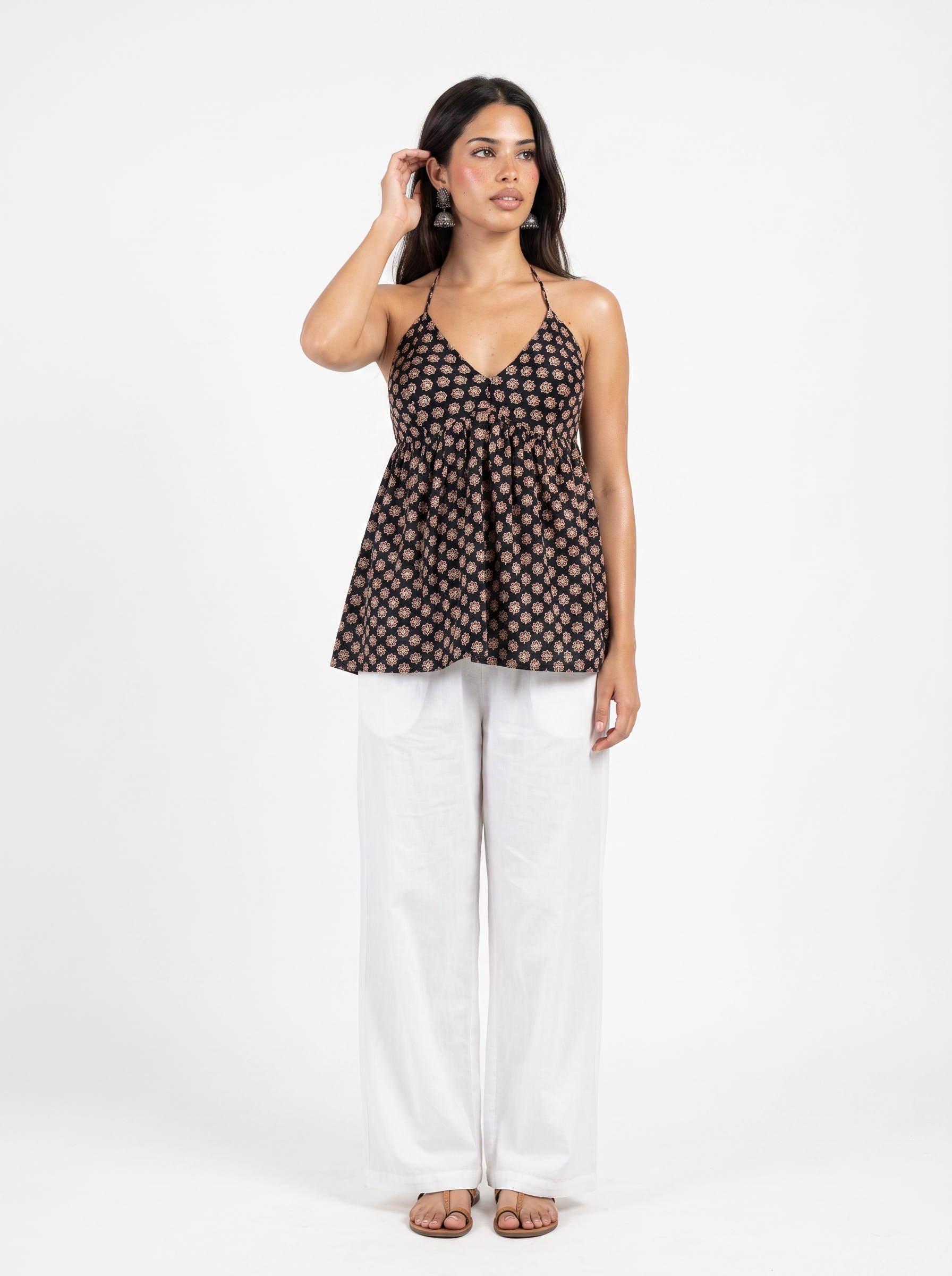 AKSHA HALTER NECK TOP