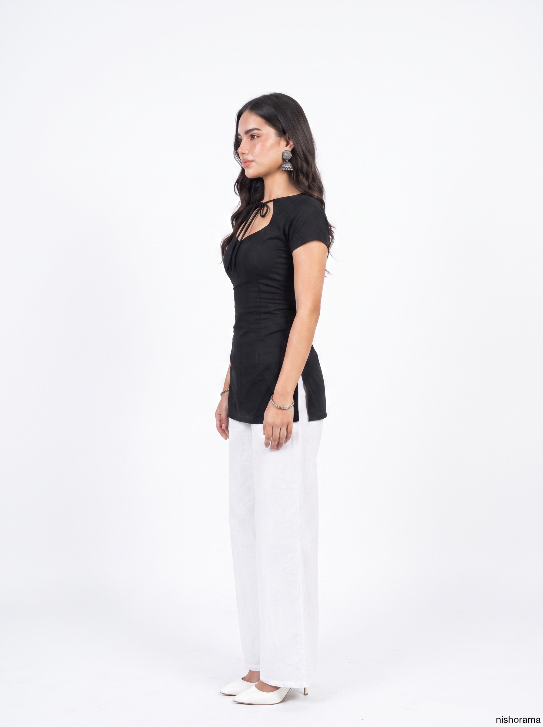 SAAYA TIE CORSET BACK KURTI