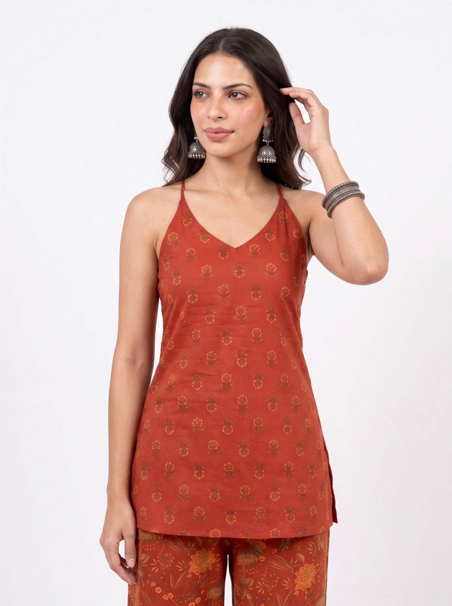 Aarna attached jacket set