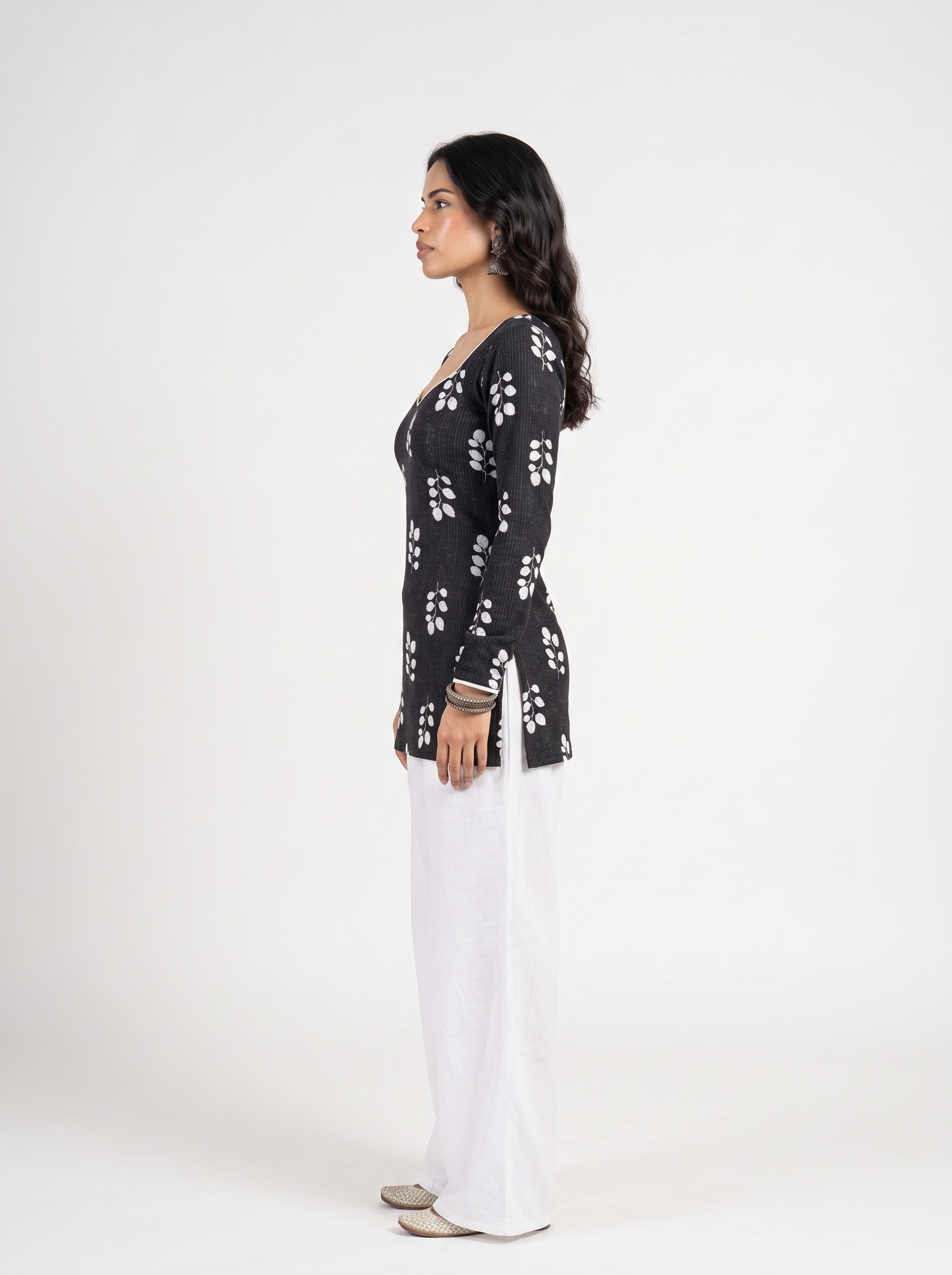 Sehar Full Sleeve Corset Kurti