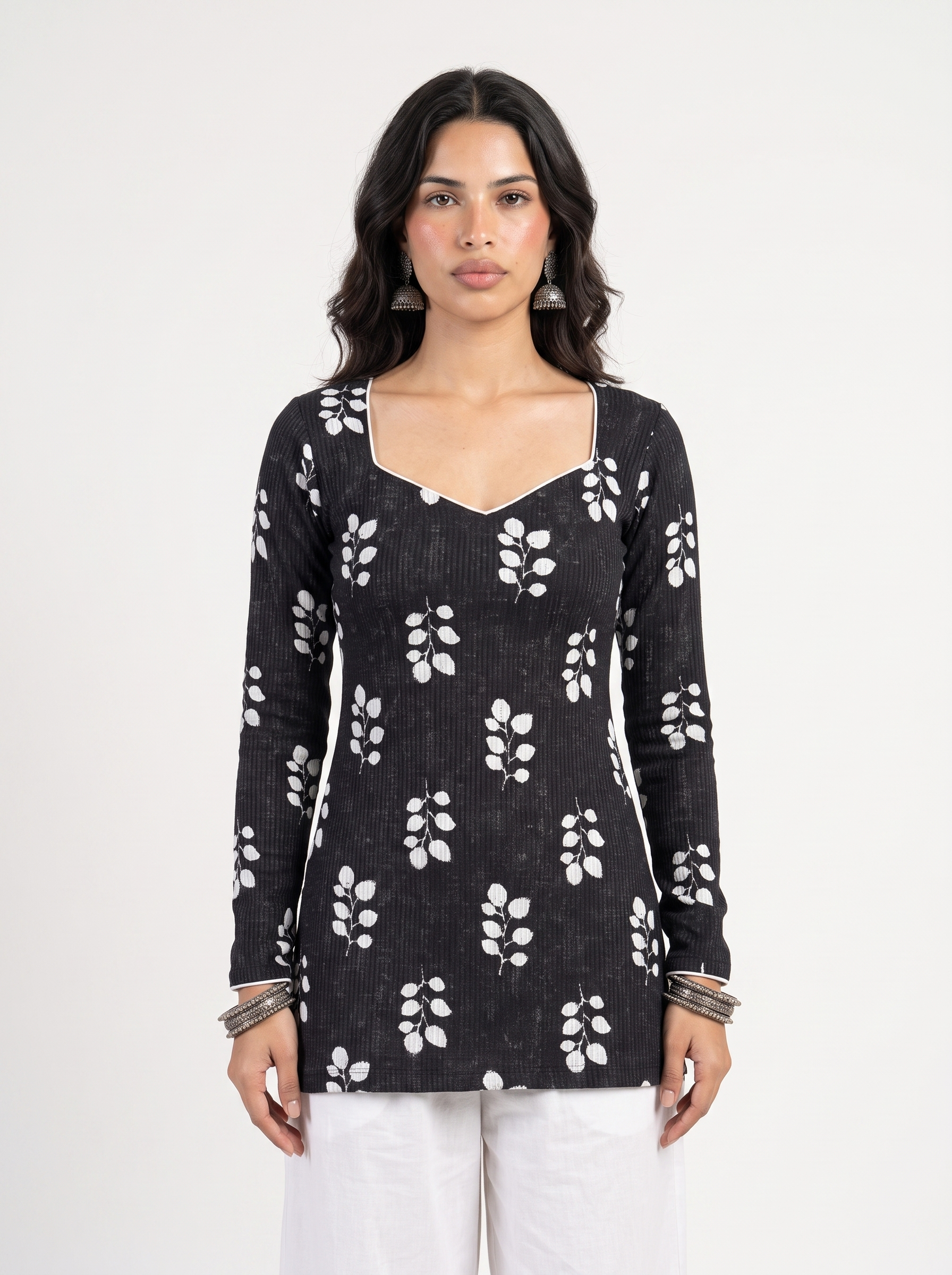 Sehar Full Sleeve Corset Kurti