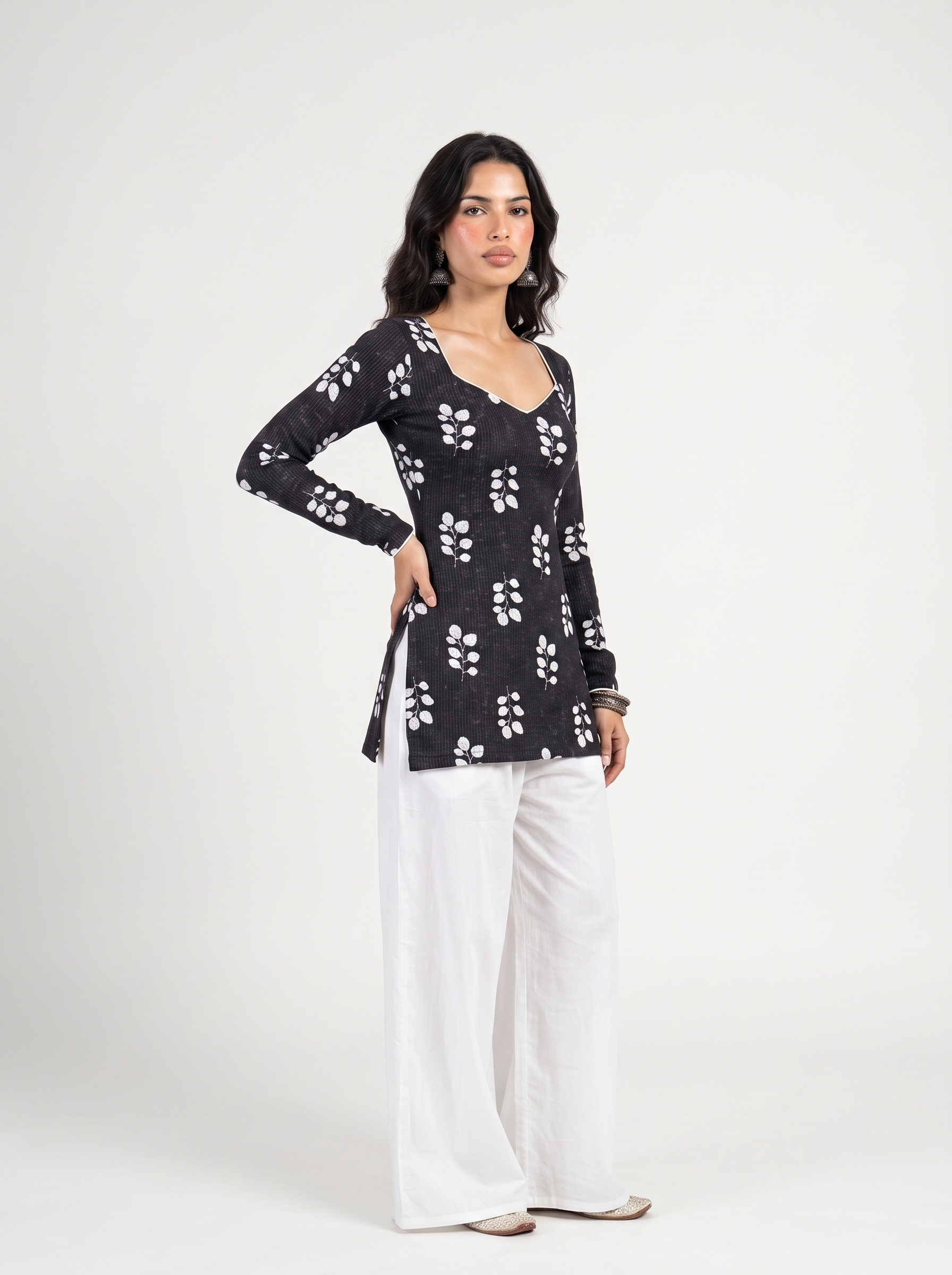 Sehar Full Sleeve Corset Kurti