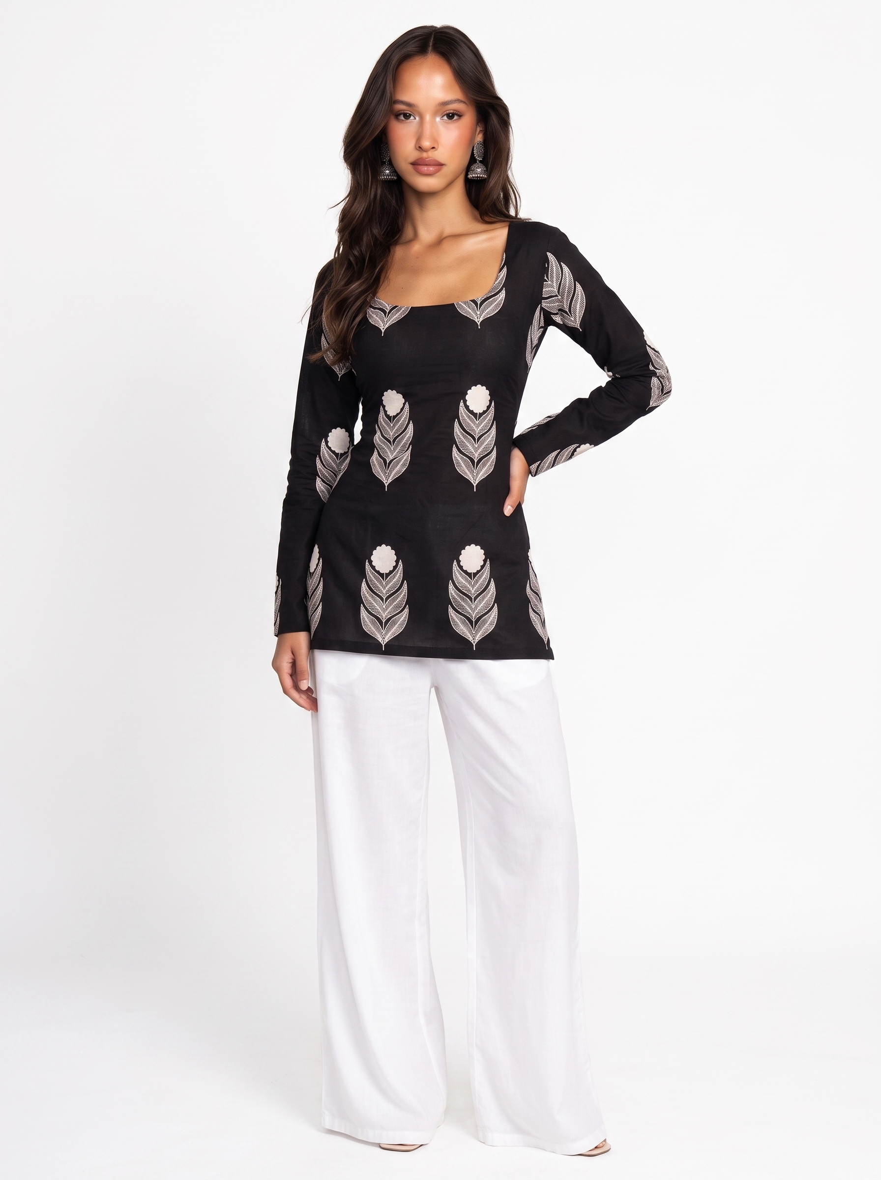 Vaanya Long Sleeve Corset Kurti