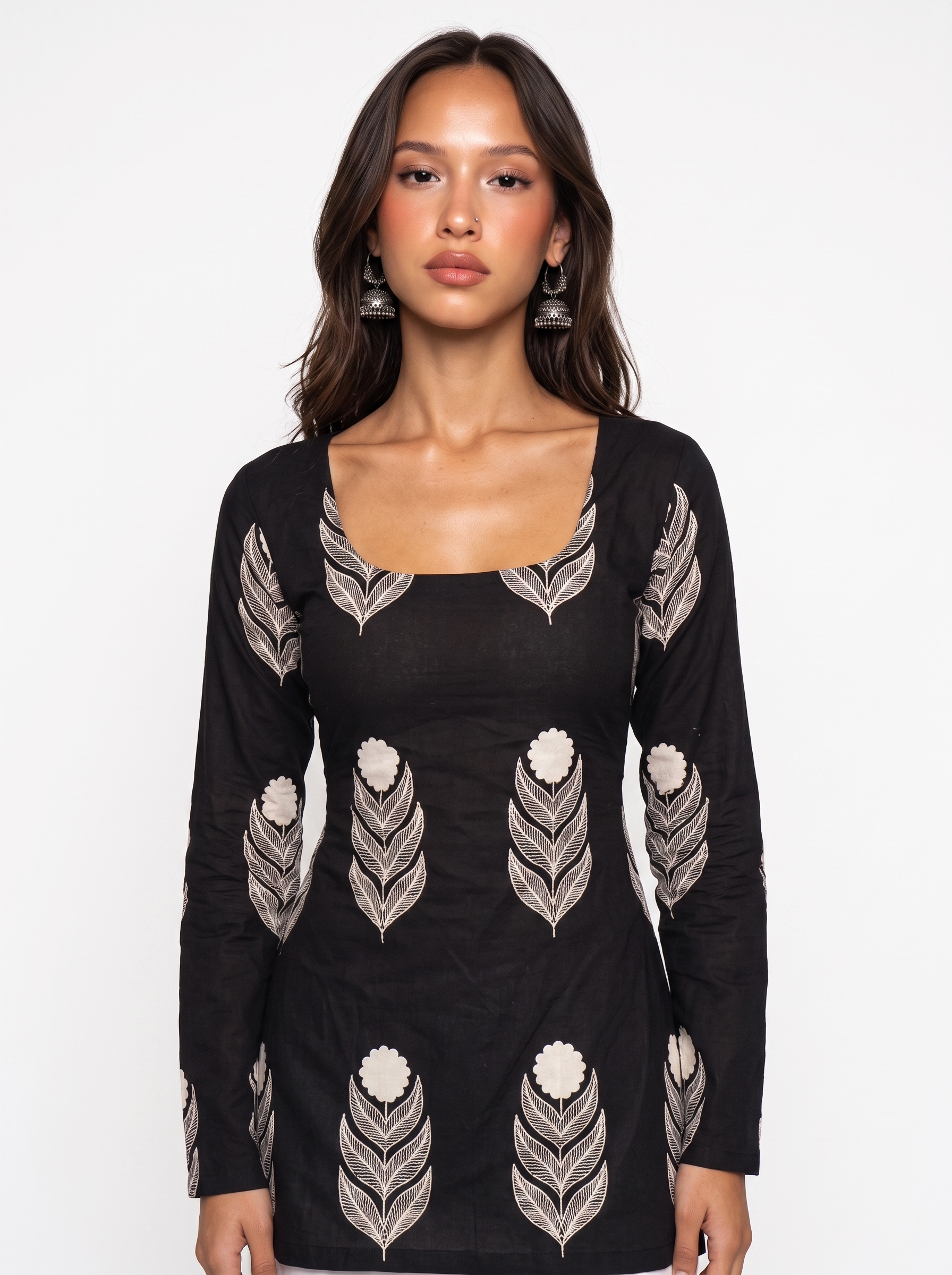 Vaanya Long Sleeve Corset Kurti